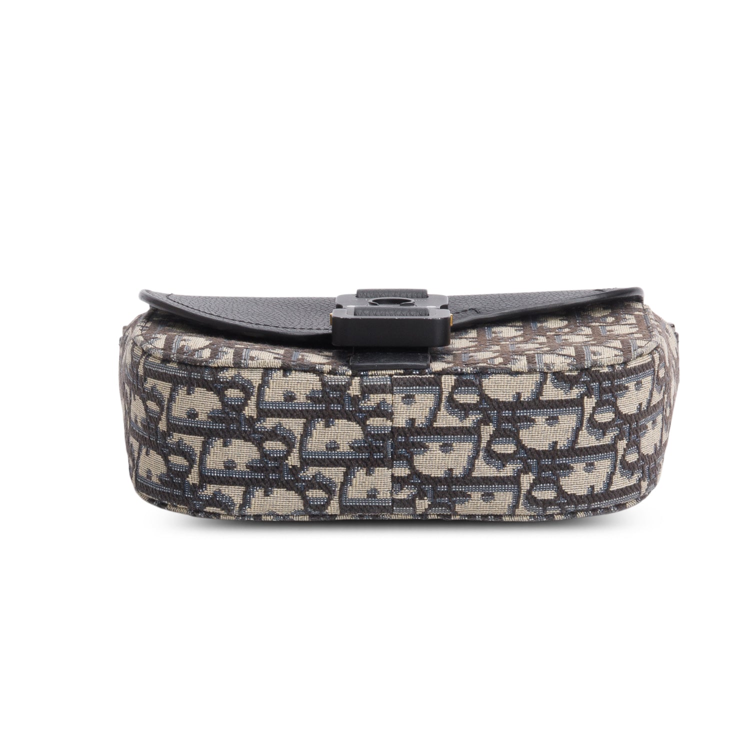 Christian Dior 2023 Grained Calfskin Oblique Mini Saddle Messenger Bag