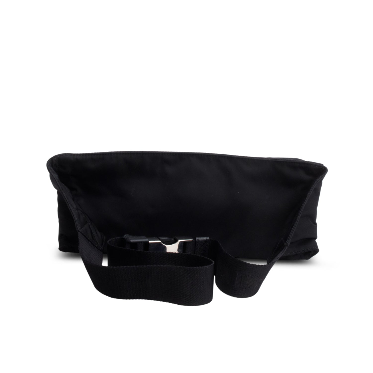 Prada Black Tessuto Nylon Belt Bag