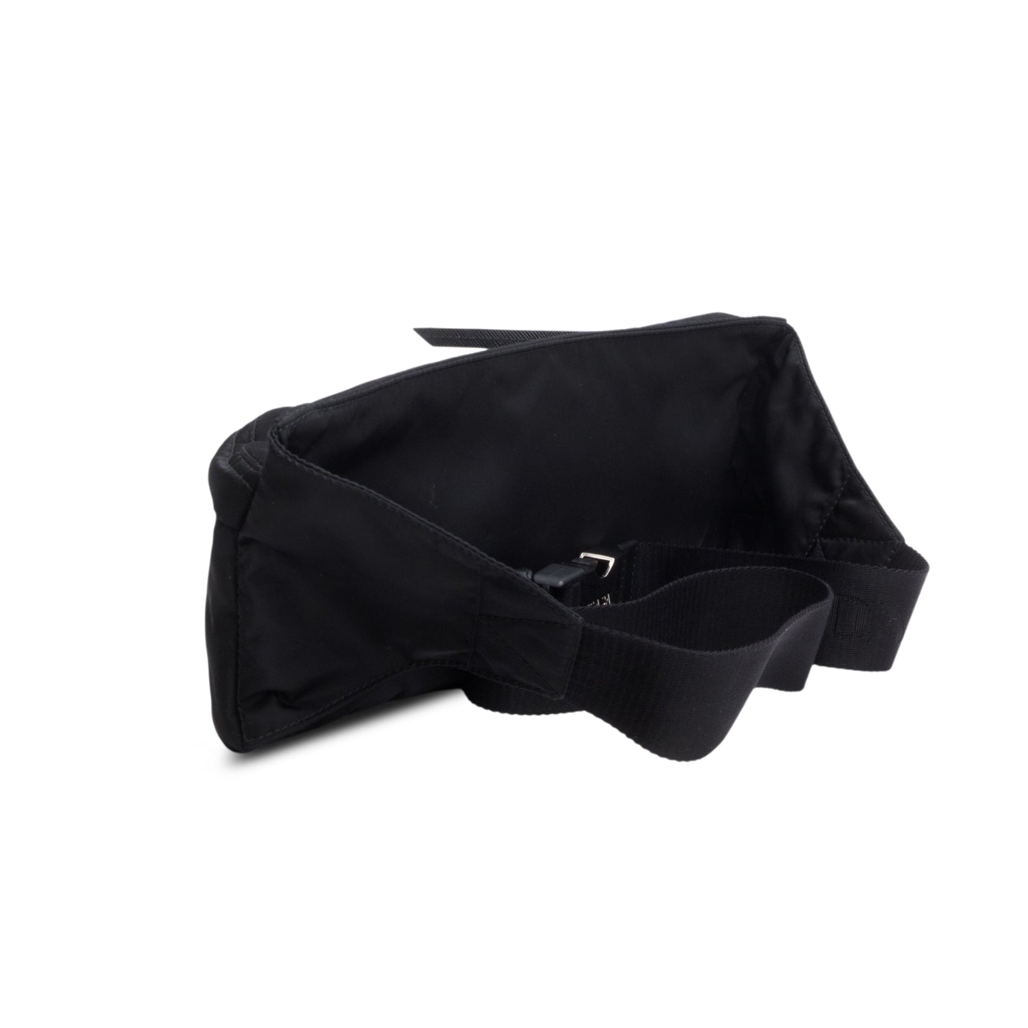 Prada Black Tessuto Nylon Belt Bag