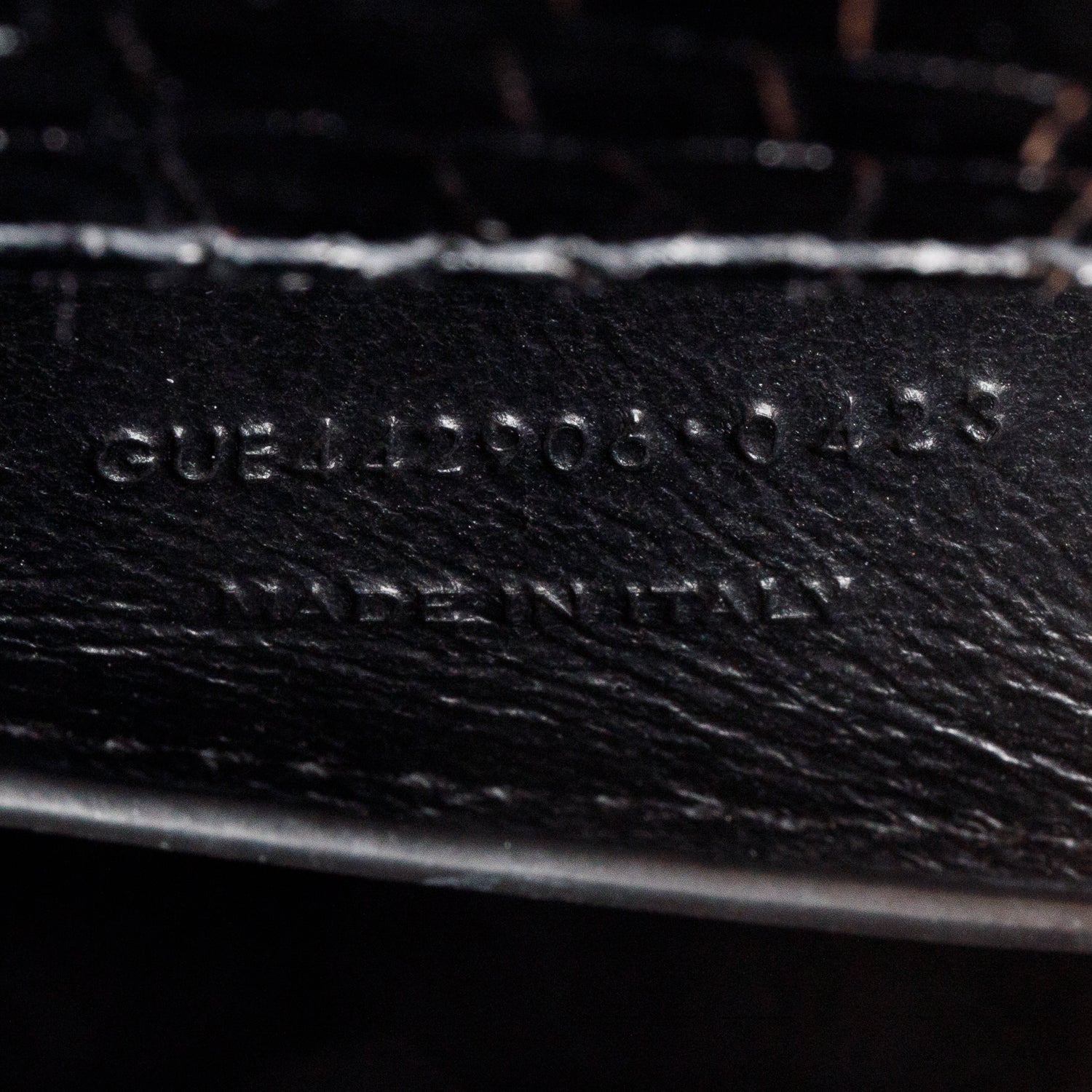 Saint Laurent 2023 Black Croc Embossed Calfskin Medium Sunset Bag
