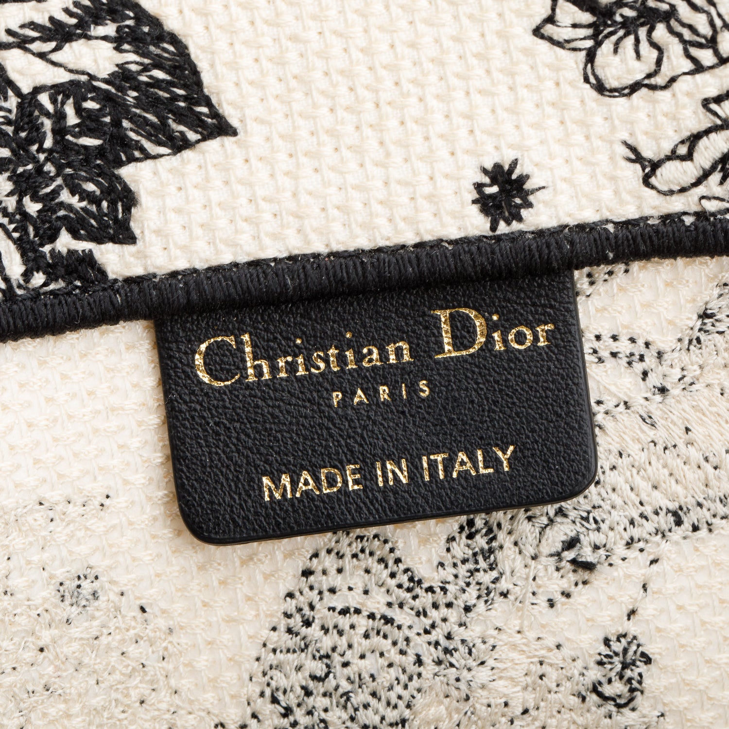 Christian Dior 2021 Canvas Embroidered Medium Zodiac Toile de Jouy Book Tote w/ Box