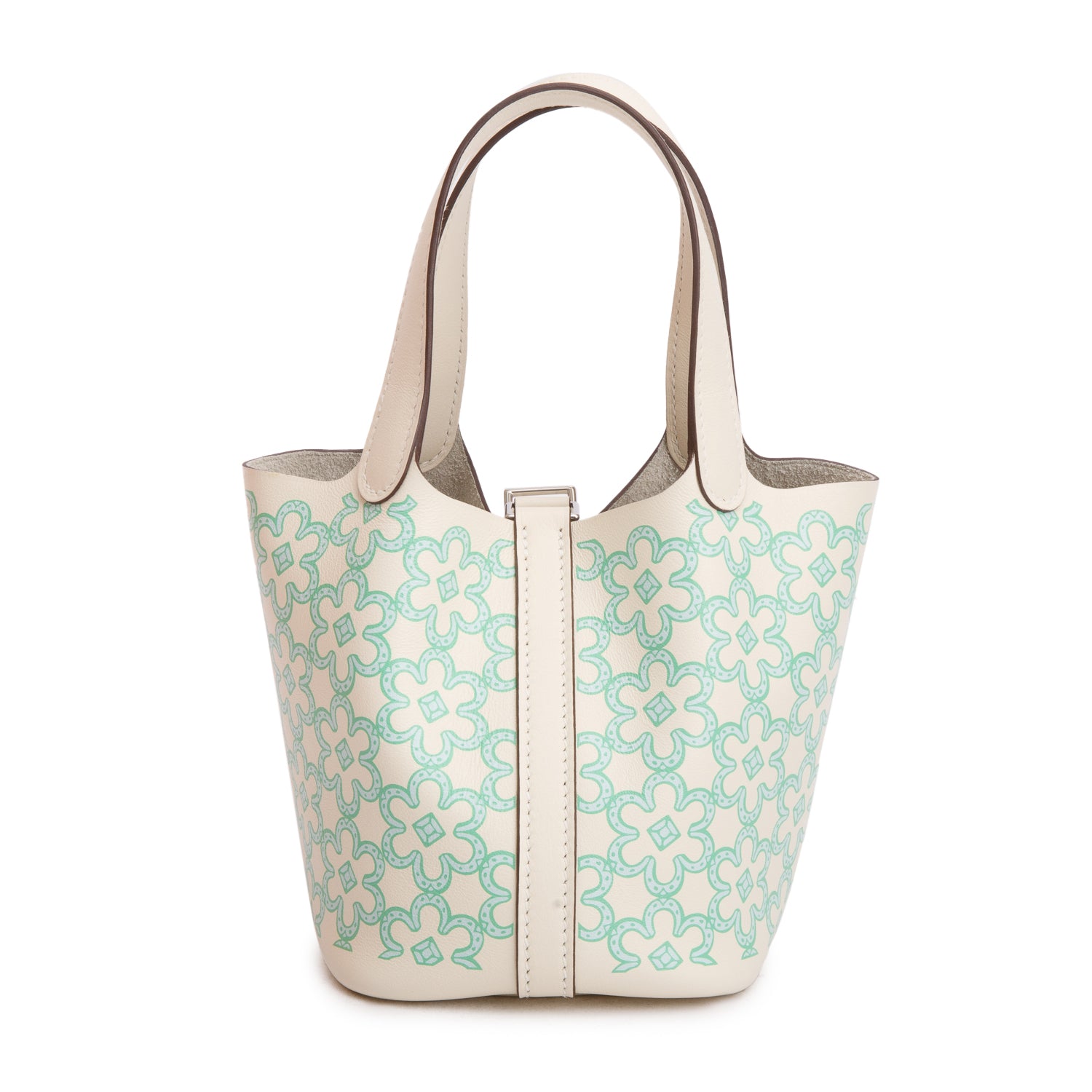 Hermes 2022 Natta Veau Swift Micro Lucky Daisy Picotin Lock 14 w/ Box