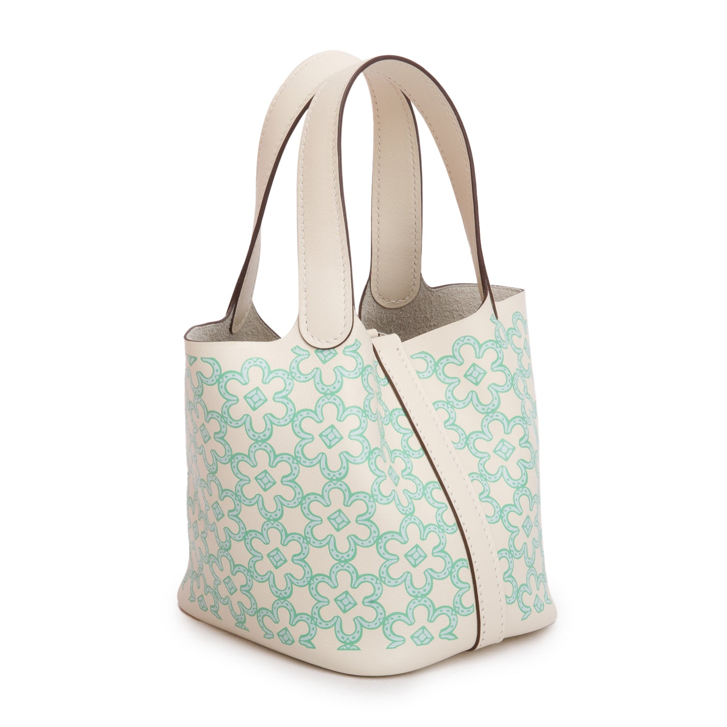 Hermes 2022 Natta Veau Swift Micro Lucky Daisy Picotin Lock 14 w/ Box