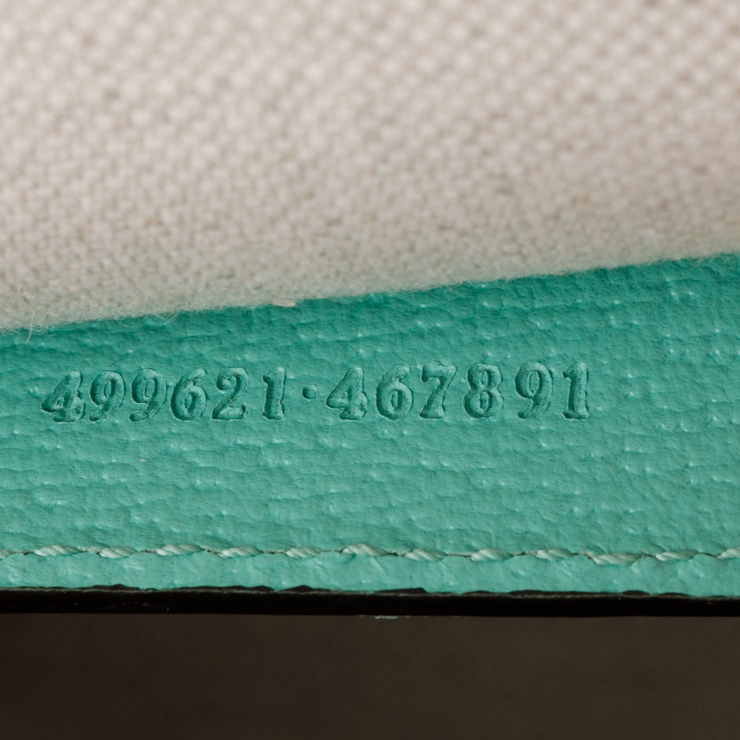Gucci Green Calfskin Leather Trim Jumbo GG Canvas Small Ophidia Dome Crossbody Bag w/ Box