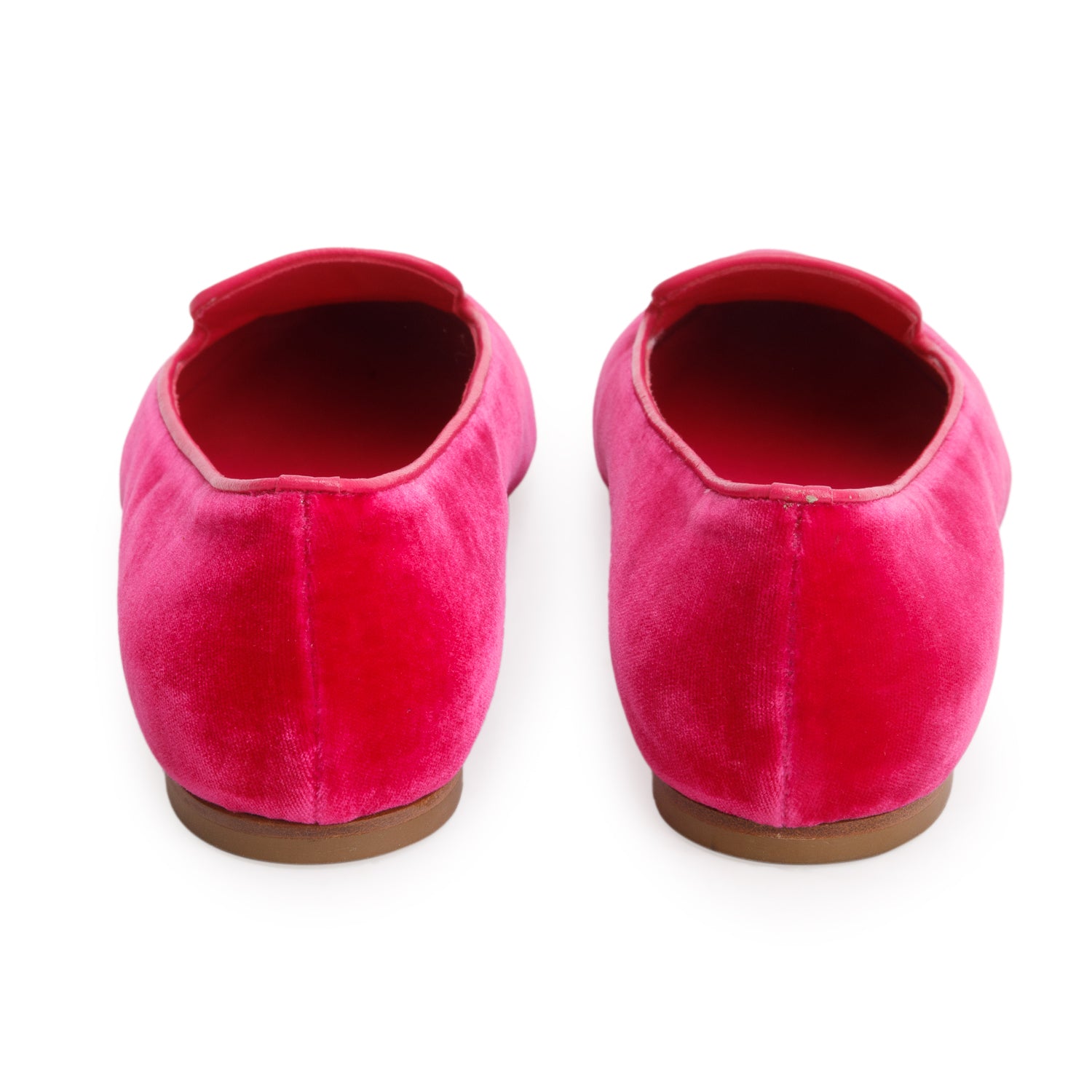 Alexander McQueen Pink Velvet Skull Loafers, Women's Size 38