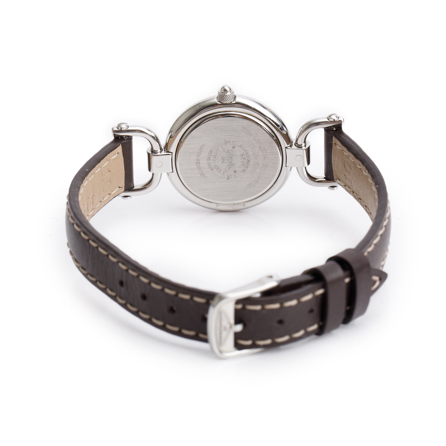 Longines Stainless Steel Diamond Bezel Equestrian 23.5 MM Quartz Watch Mother of Pearl Diamond Dial