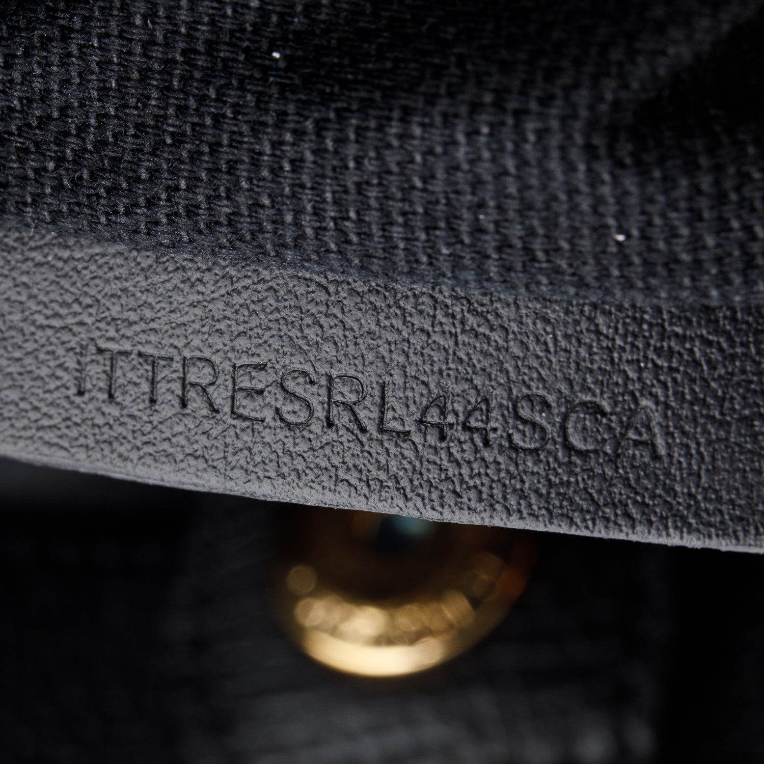 Burberry Black Grainy Calfskin House Check Small Canterbury Tote