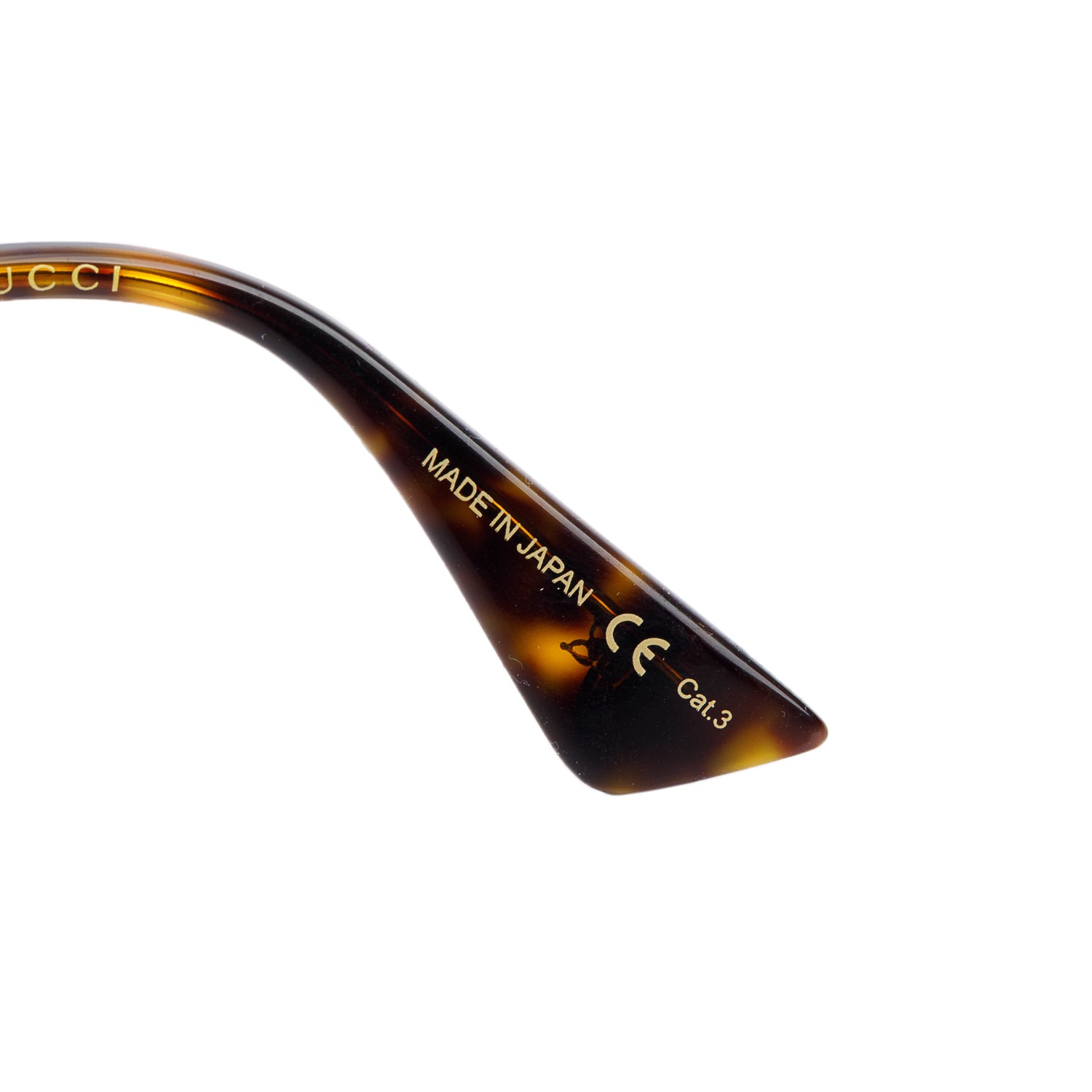 Gucci GG0062S Red/Green Web Metal Pilot Sunglasses w/ Case