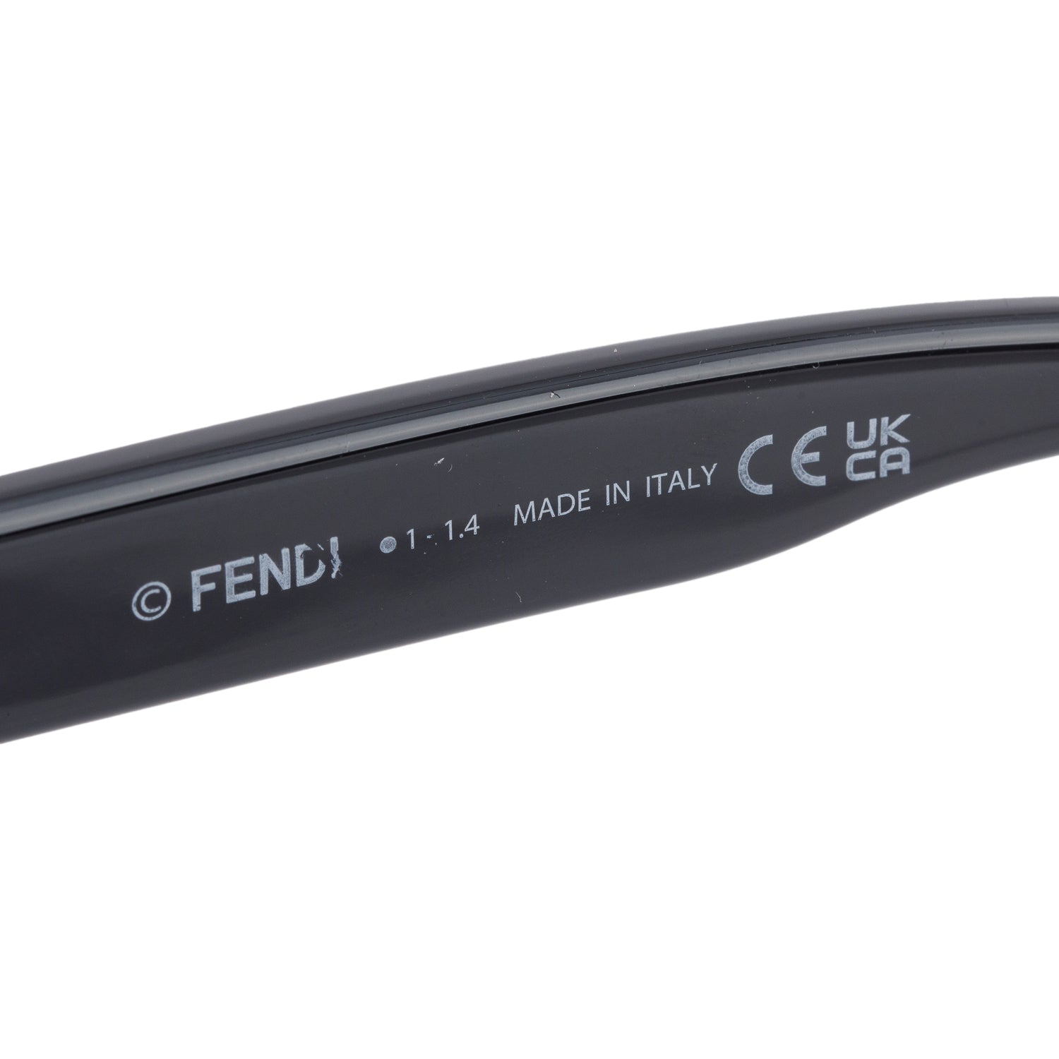 Fendi FE40139I Black Acetate Oversized Square Sunglasses w/ Box & Pouch