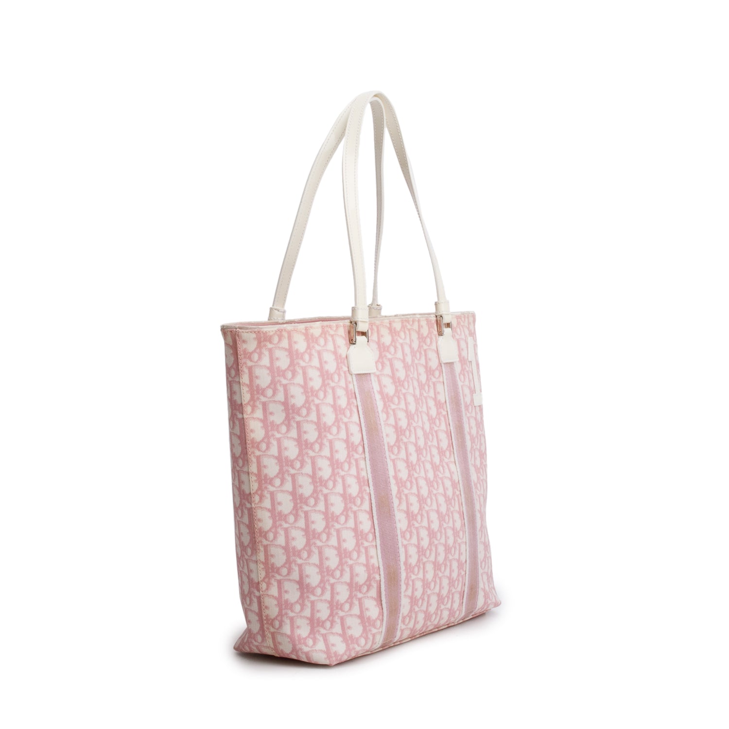 Christian Dior Pink Monogram Girly Trotter Tote Bag w/ Authenticity Card