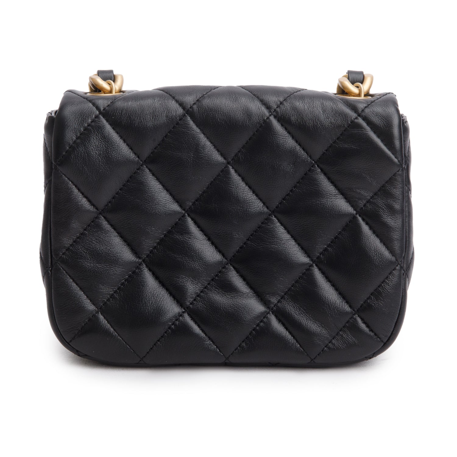 Chanel 2022 Lambskin Quilted Mini Candy Chain Square Flap w/ Box & Receipt