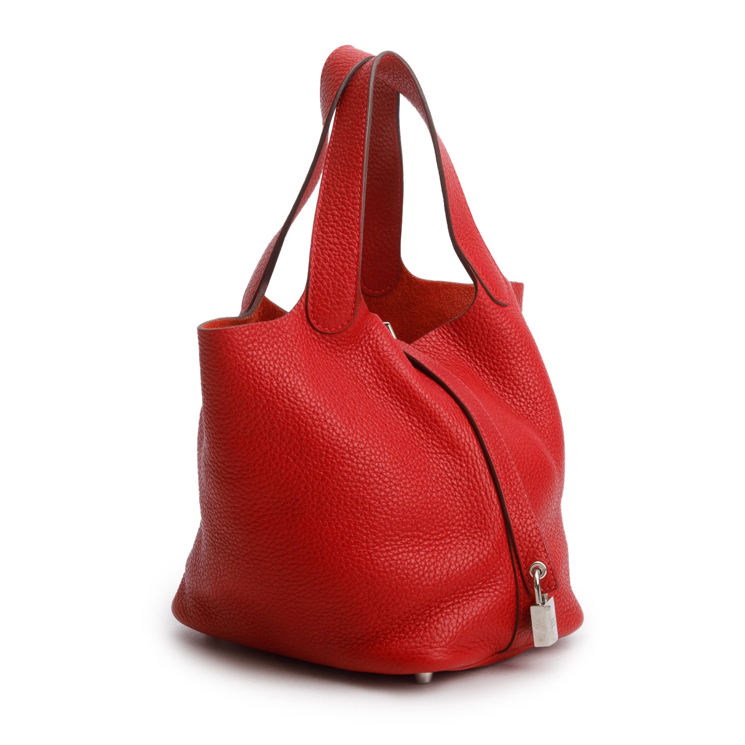 Hermes Rouge Garance Taurillon Clemence Picotin Lock 18