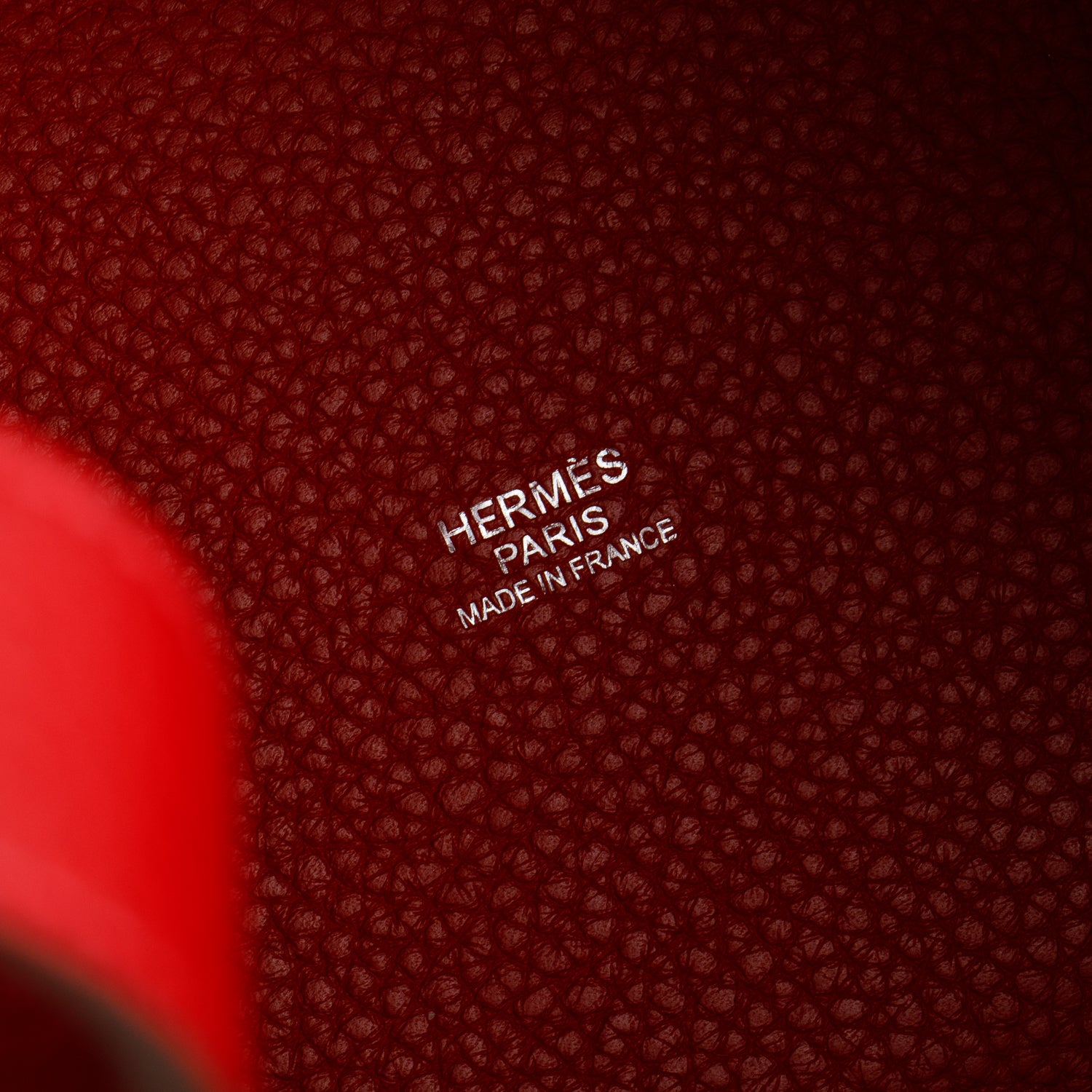 Hermes Rouge Garance Taurillon Clemence Picotin Lock 18