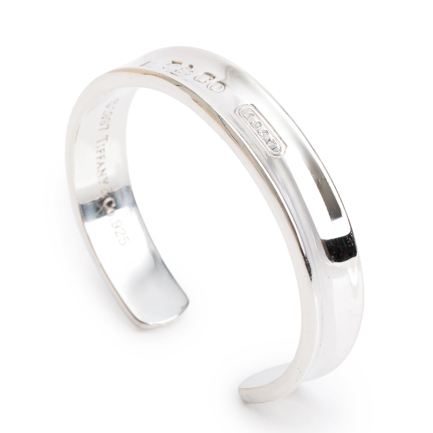Tiffany & Co. Sterling Silver 1837 12 MM Cuff