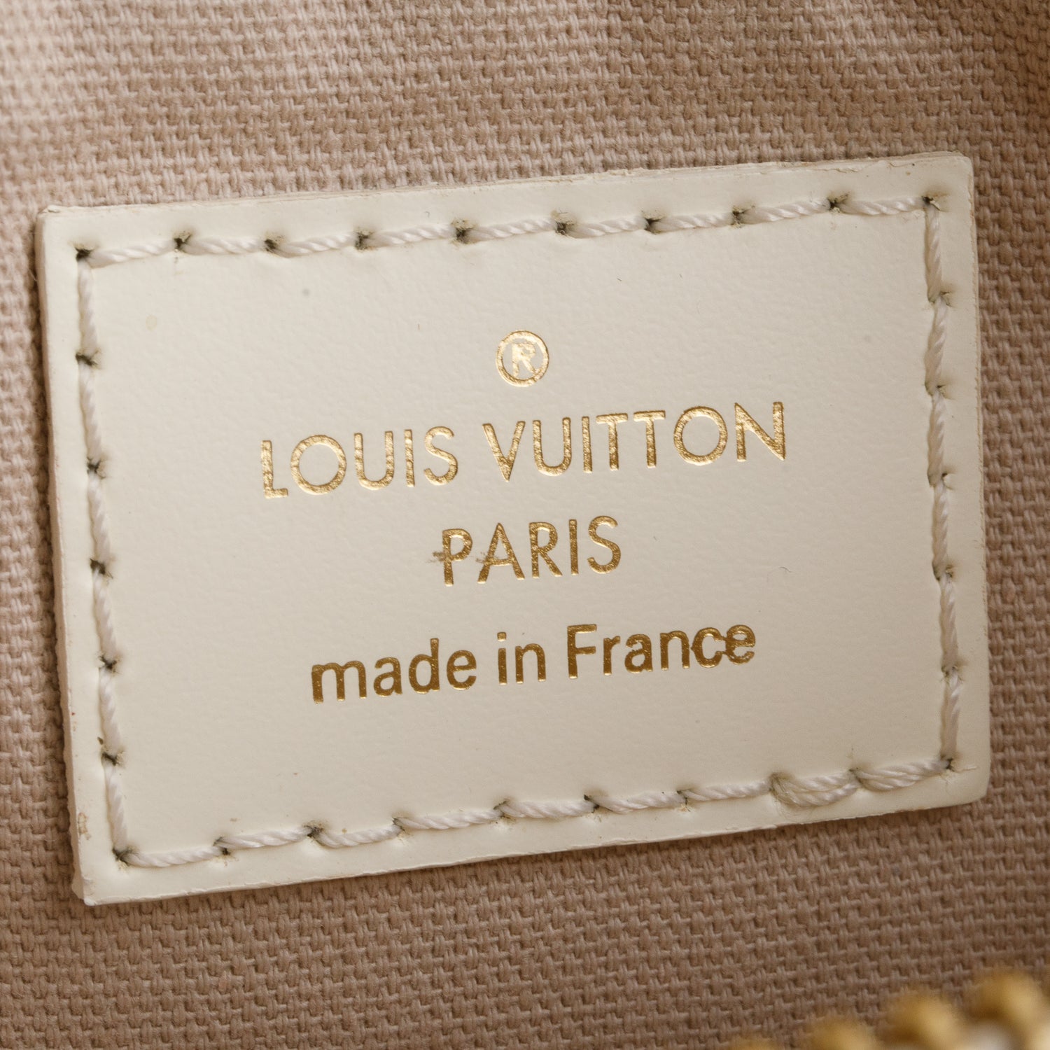 Louis Vuitton Beige Cabas Ipanema PM w/ Pouch