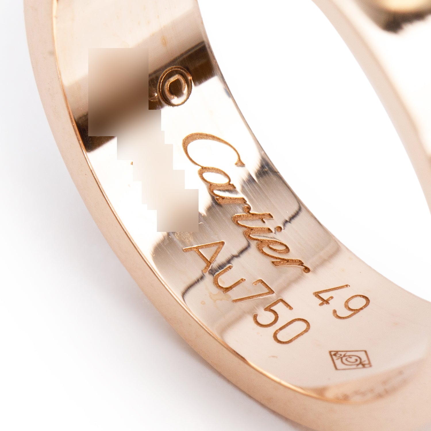 Cartier 18k Rose Gold 5.5 MM Love Ring, Classic Model, Size 49 4.75 w/ Box