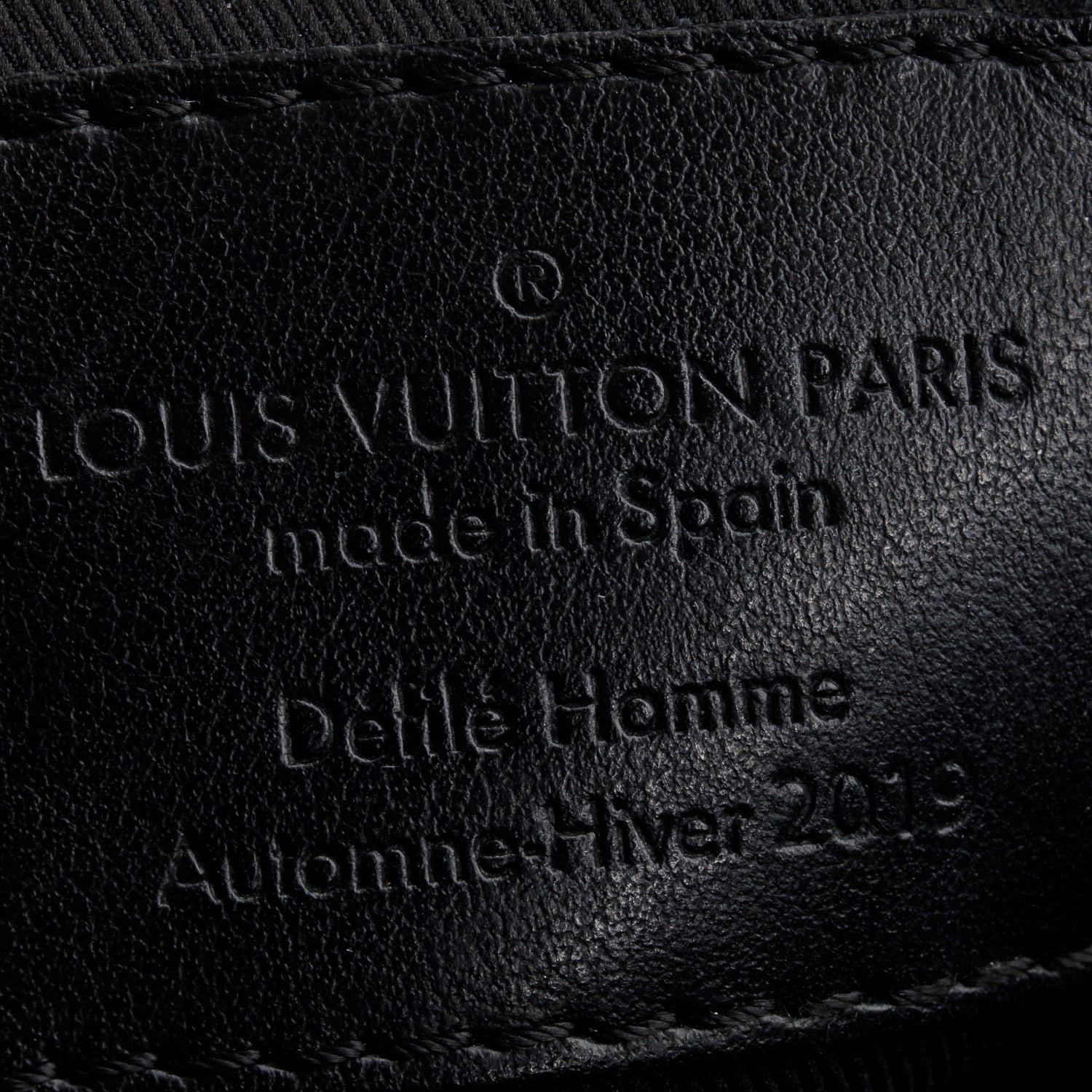 Louis Vuitton Black Taiga Leather Rainbow Danube