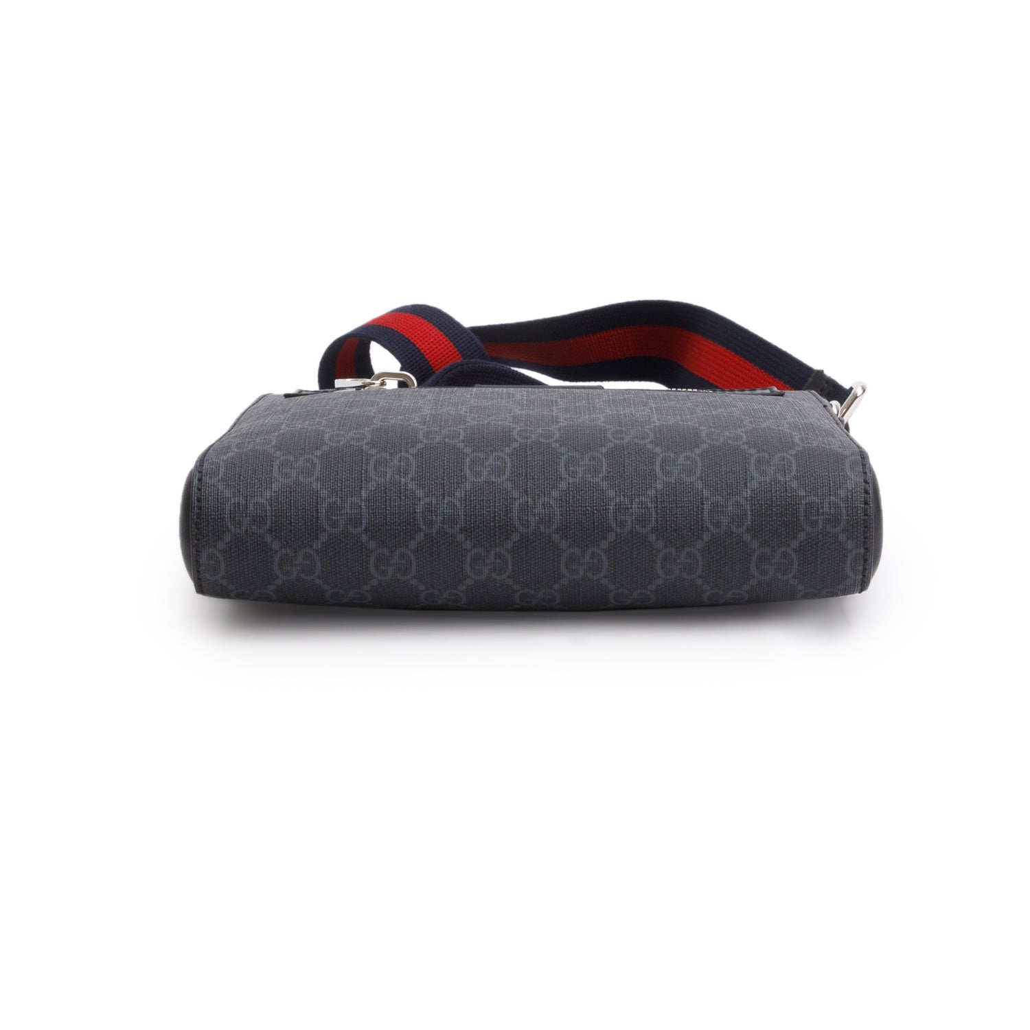 Gucci Black GG Supreme Small Messenger Bag w/ Box