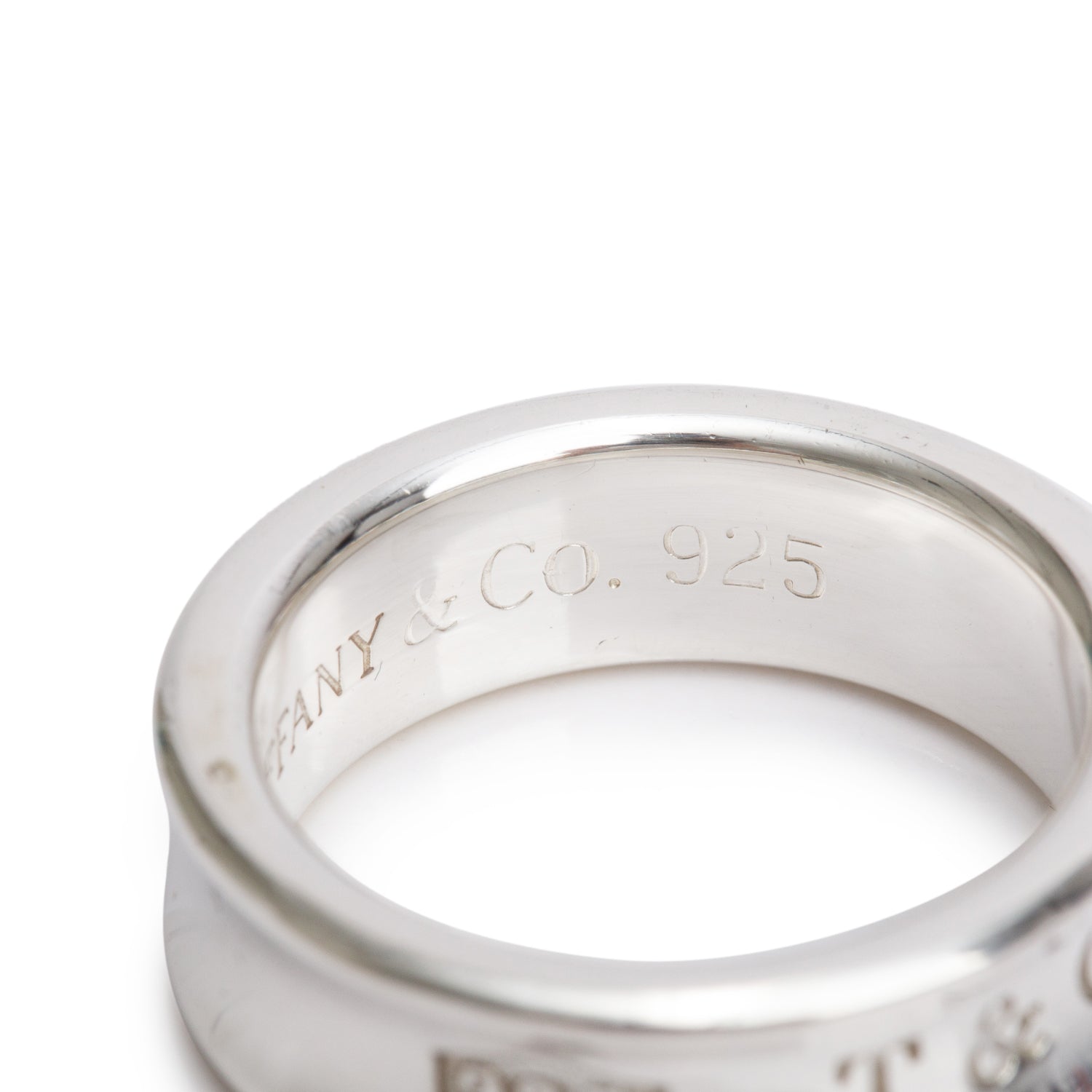 Tiffany & Co. Sterling Silver Medium 1837 Ring, Size 7