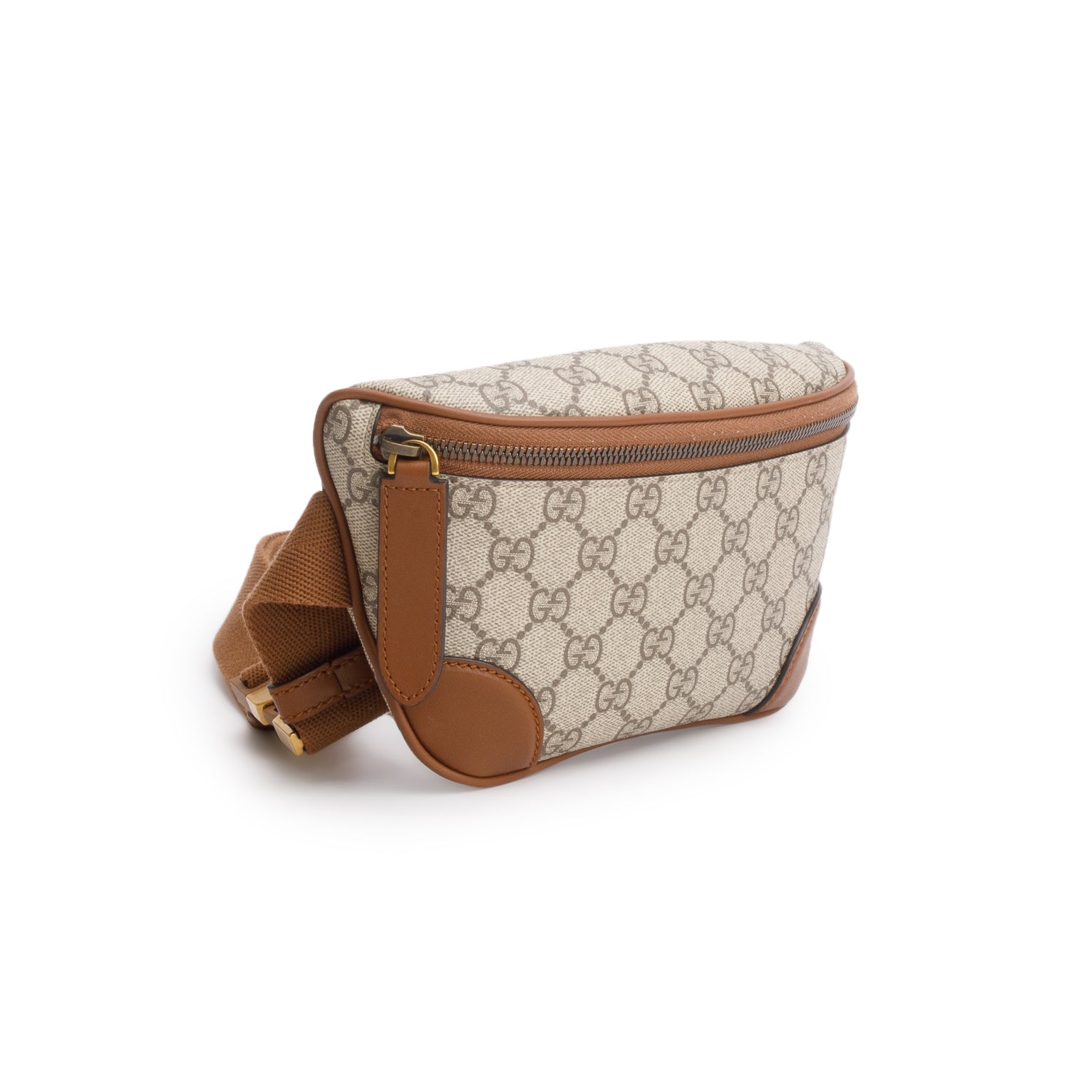 Gucci GG Supreme Monogram Emblem Belt Bag w/ Box
