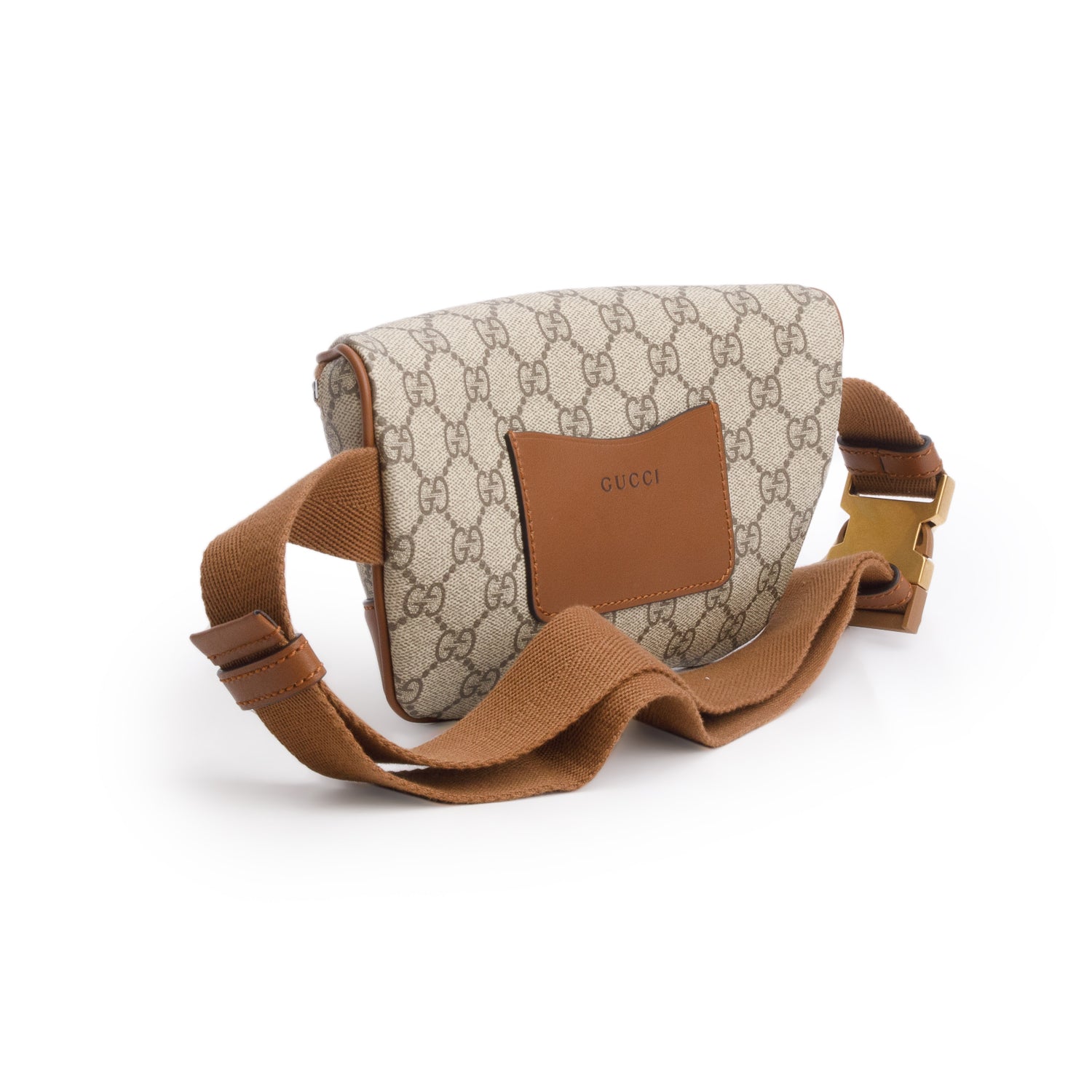 Gucci GG Supreme Monogram Emblem Belt Bag w/ Box