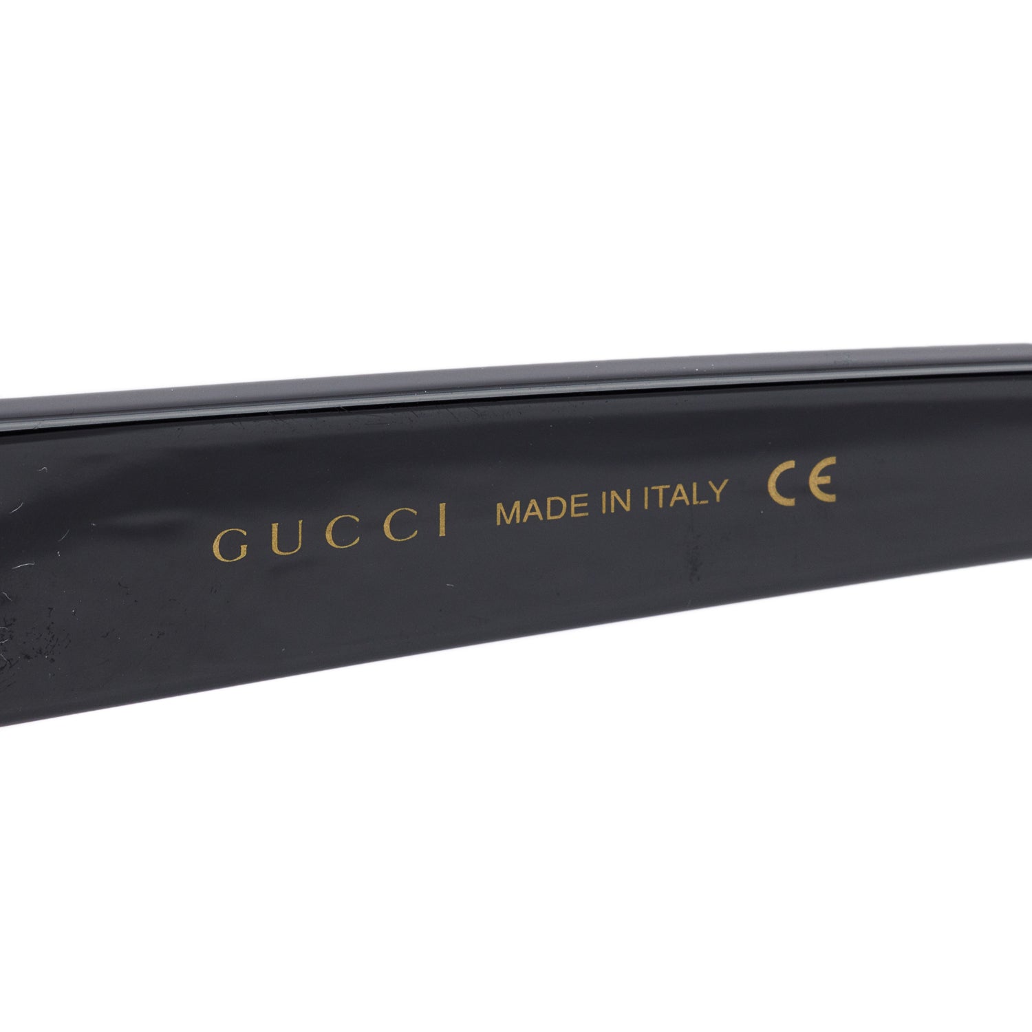 Gucci GG0772S Black Acetate Interlocking GG Geometric Oversized Sunglasses w/ Case