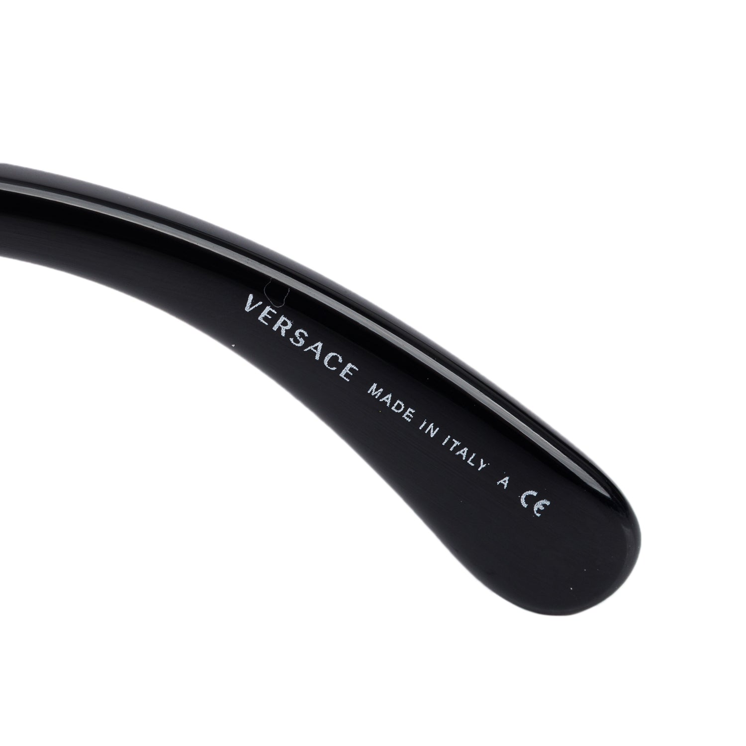 Versace 2224 Black Rimless Medusa Sunglasses w/ Case