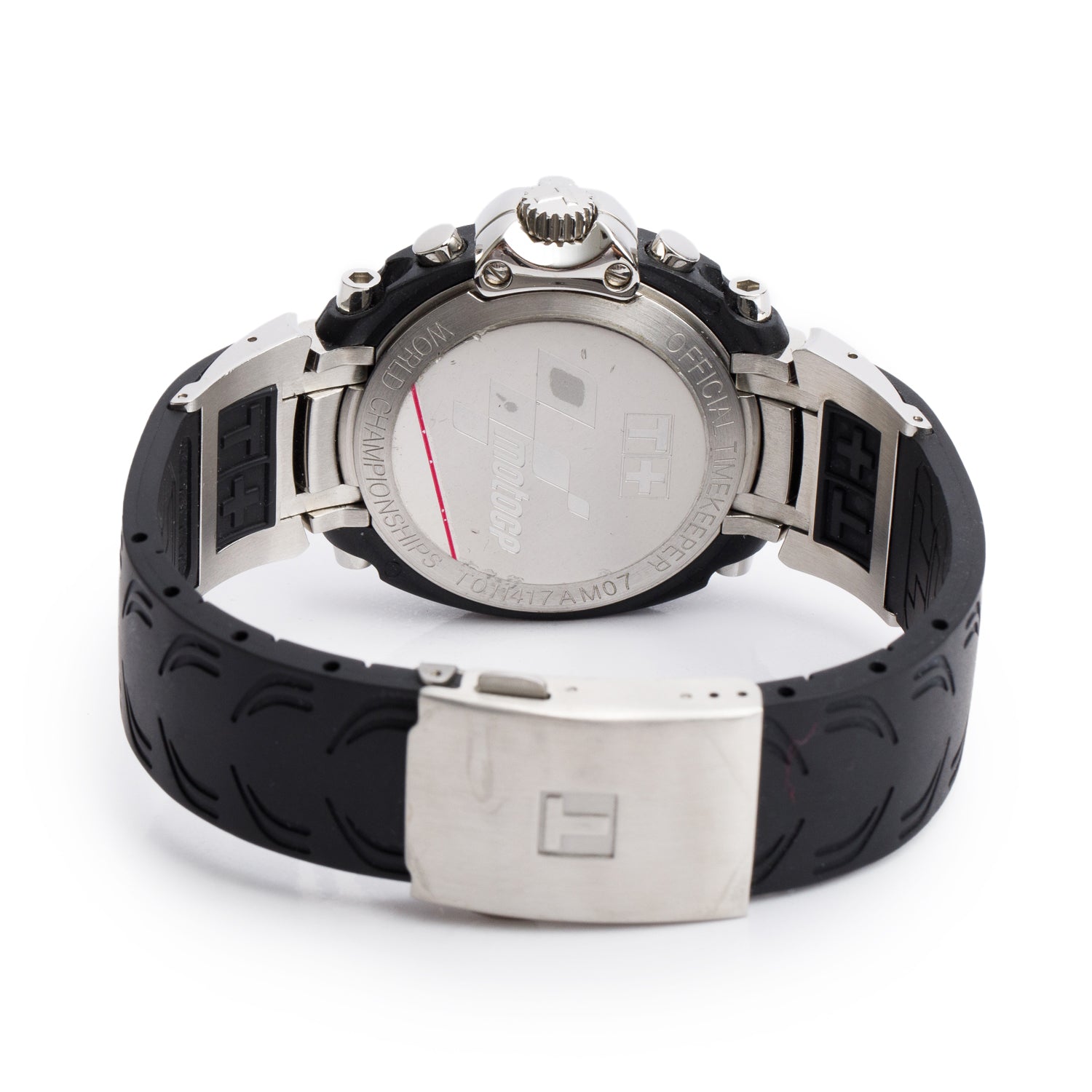 Tissot Stainless Steel Limited Edition MotoGP T-Race 42 MM Chronograph Quartz Watch Black Dial w/ Box & Papers