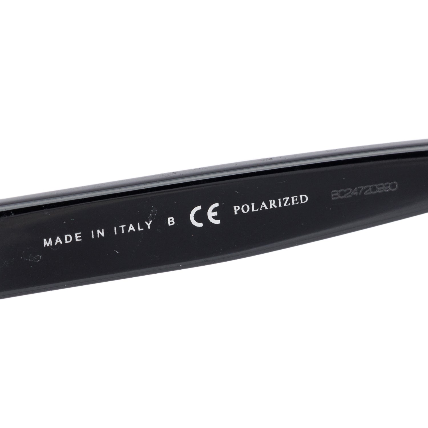 Chanel 501/S8 Black Acetate Interlocking CC Logo Rectangle Sunglasses w/ Case