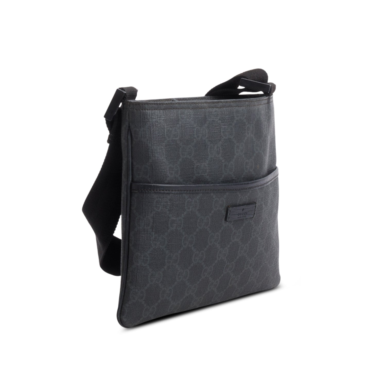 Gucci GG Plus Monogram Small Flat Messenger Bag