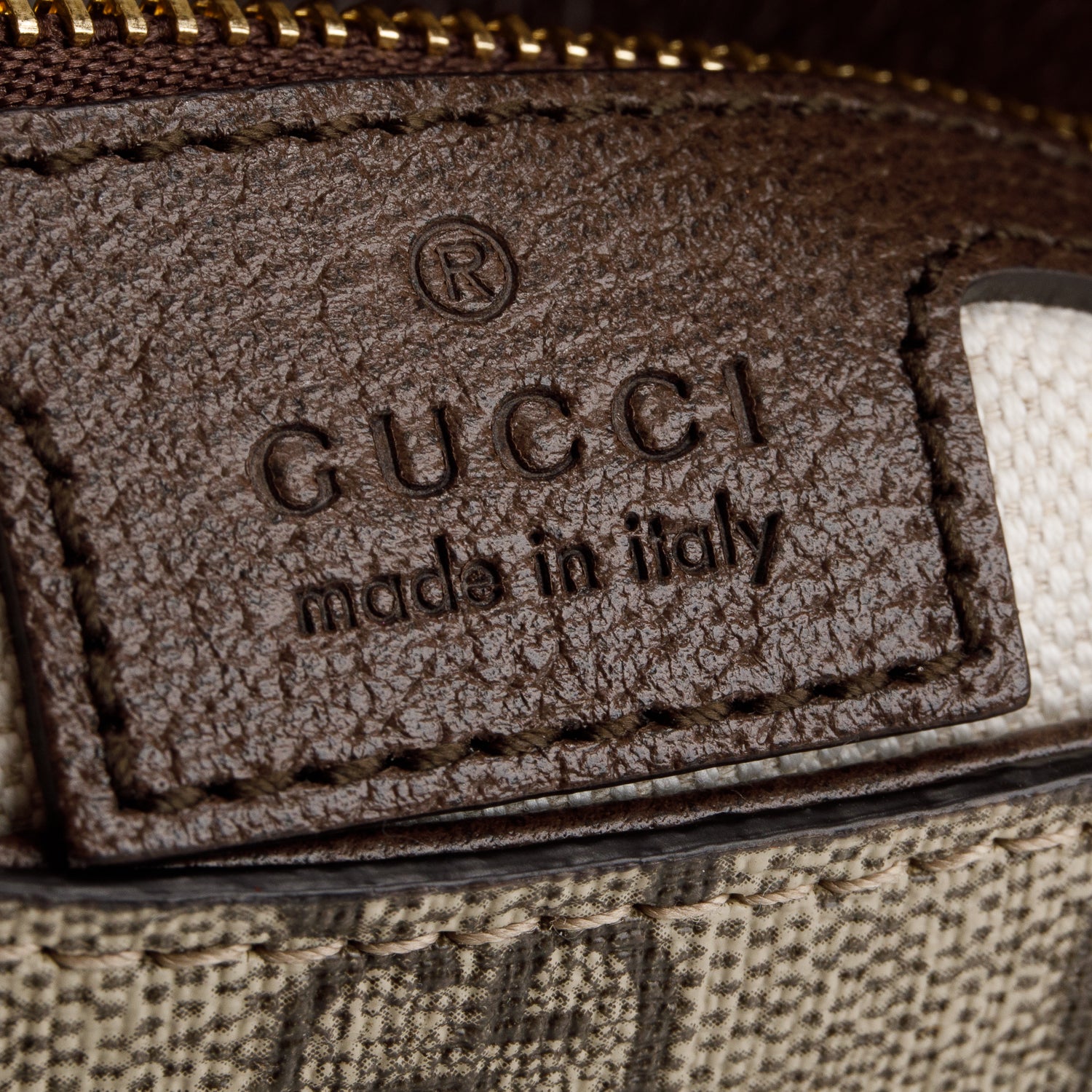 Gucci GG Supreme Monogram Textured Dollar Calfskin Blondie Chain Shoulder Flap Bag w/ Strap