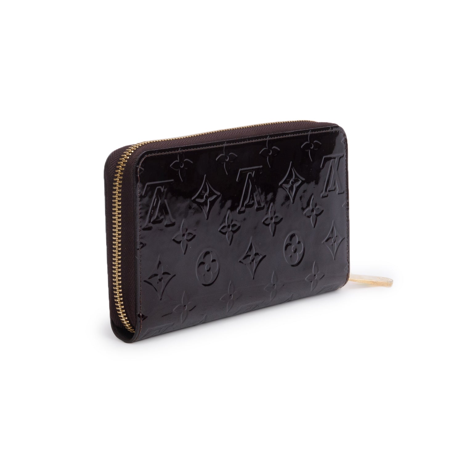 Louis Vuitton Amarante Vernis Leather Zippy Wallet