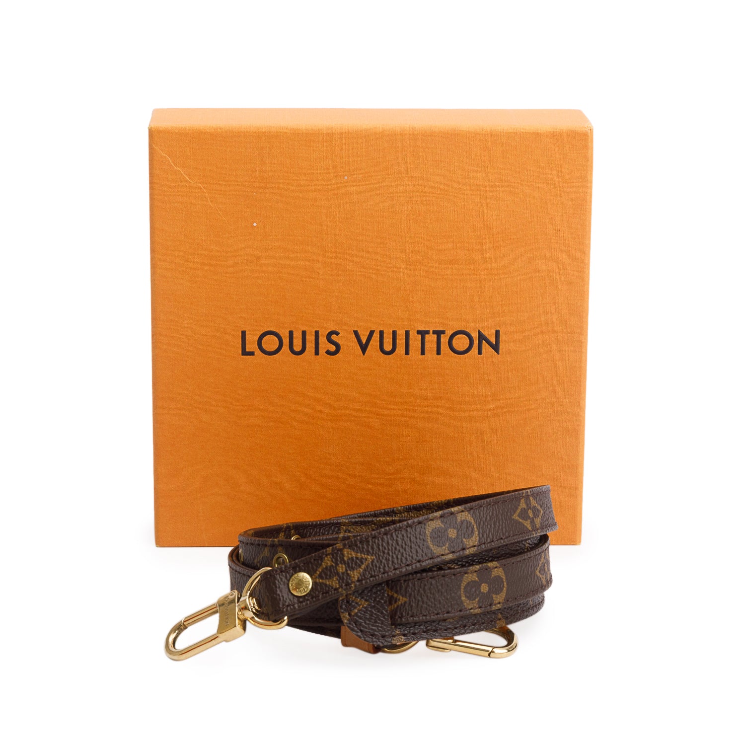 Louis Vuitton Monogram Adjustable Bandouliere Bag Strap w/ Box