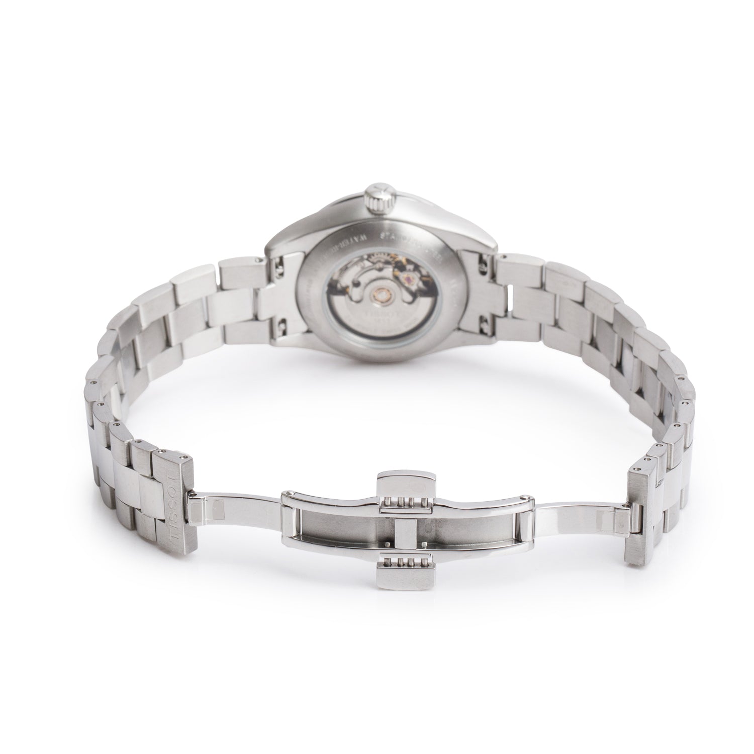 Tissot Stainless Steel T-My Lady 29 MM Automatic Watch Diamond Mother of Pearl Dial w/ Box & Papers
