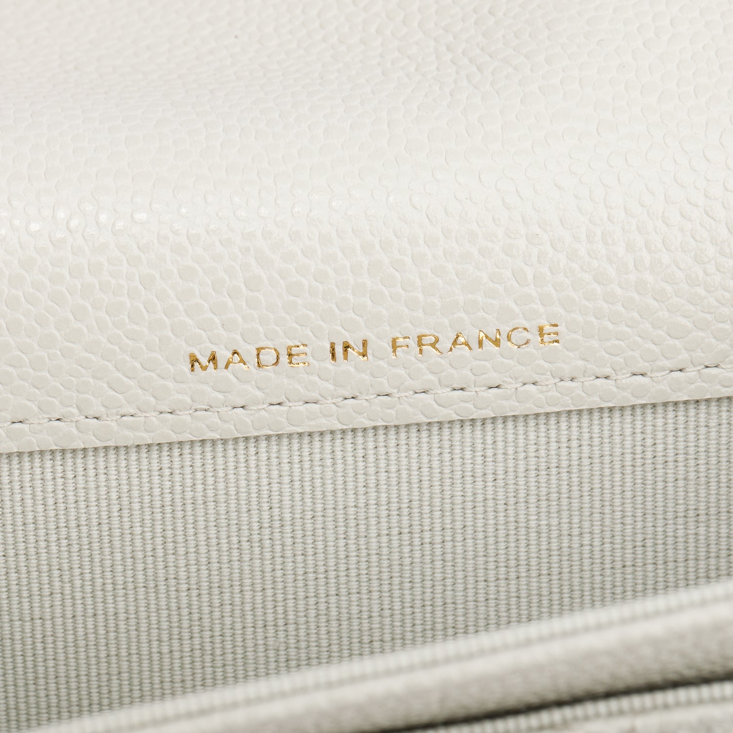 Chanel Grey Caviar Leather Classic Flap Card Holder w/ Box