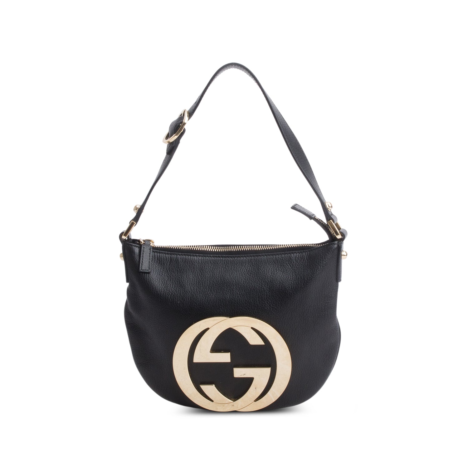 Gucci Black Calfskin Blondie Shoulder Bag