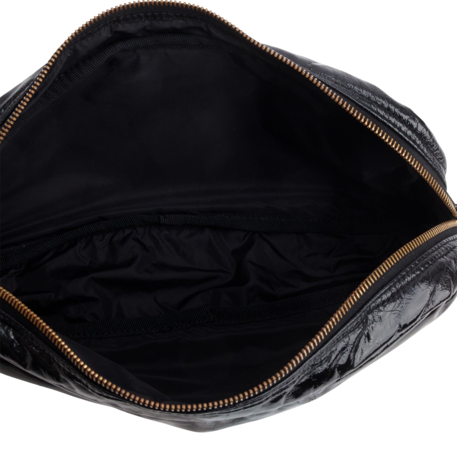 Prada Black Spazzolato Cosmetic Pouch