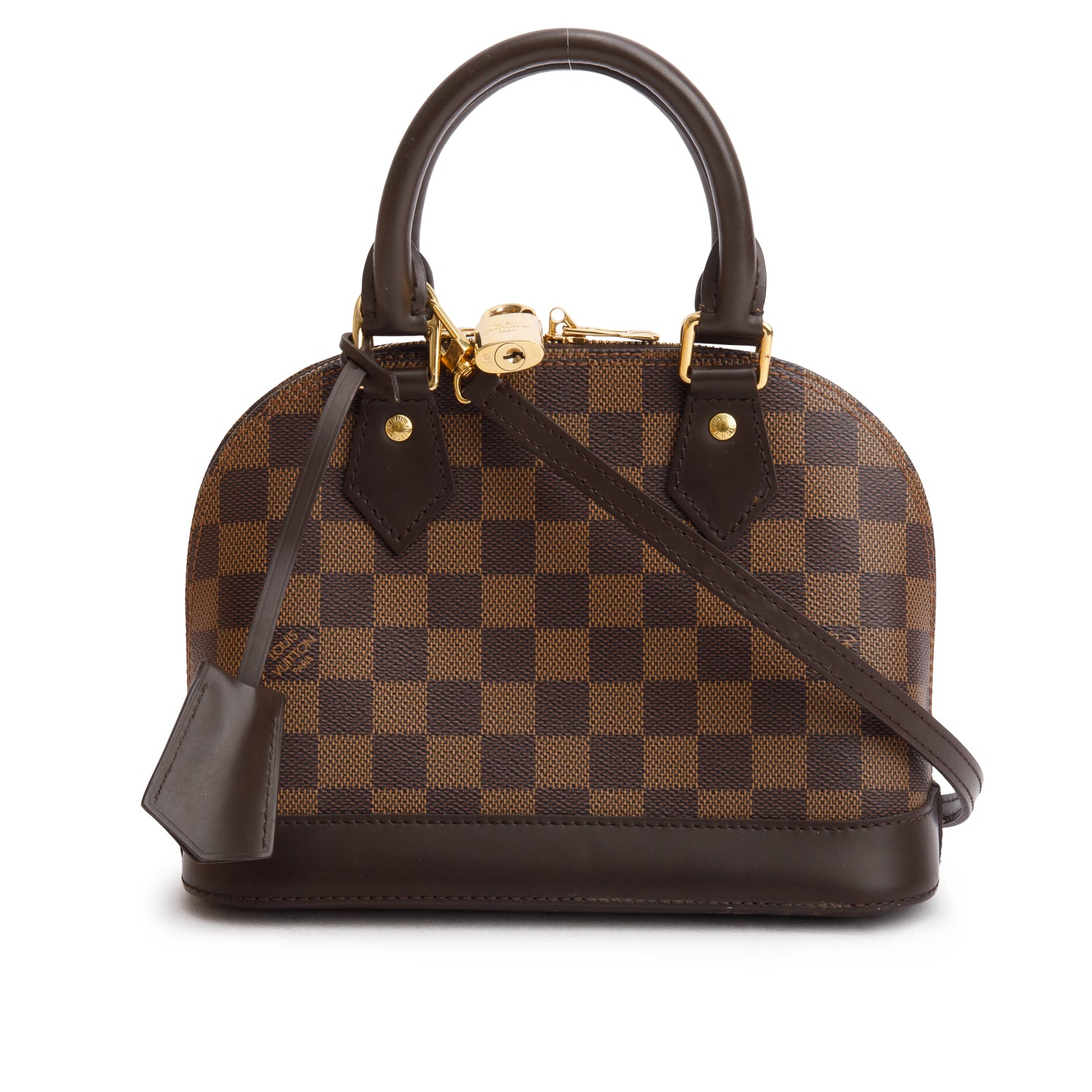 Louis Vuitton 2020 Damier Ebene Alma BB w/ Box & Strap