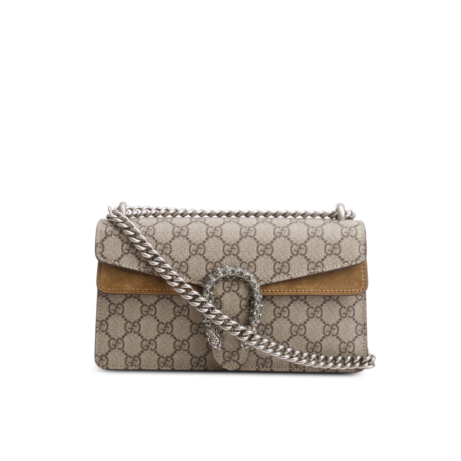 Gucci 2023 GG Supreme Monogram Medium Dionysus Shoulder Bag w/ Box & Receipt