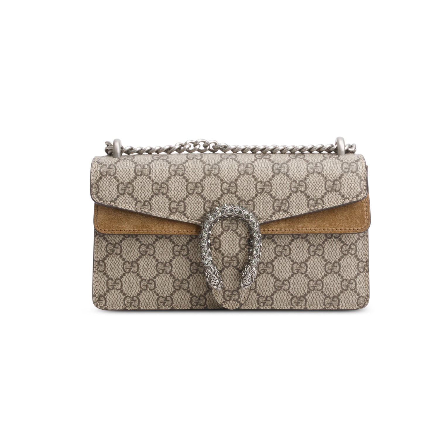 Gucci 2023 GG Supreme Monogram Medium Dionysus Shoulder Bag w/ Box & Receipt