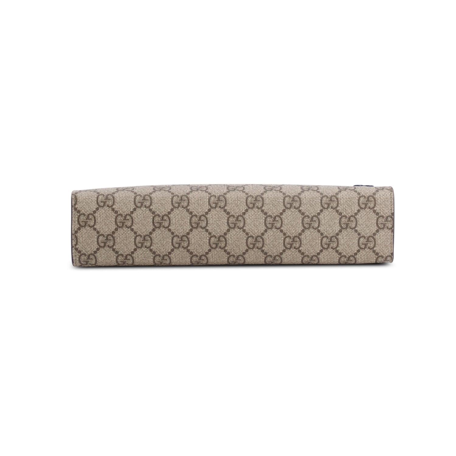 Gucci GG Supreme Monogram Navy Azalea Calfskin Interlocking G Small Pouch