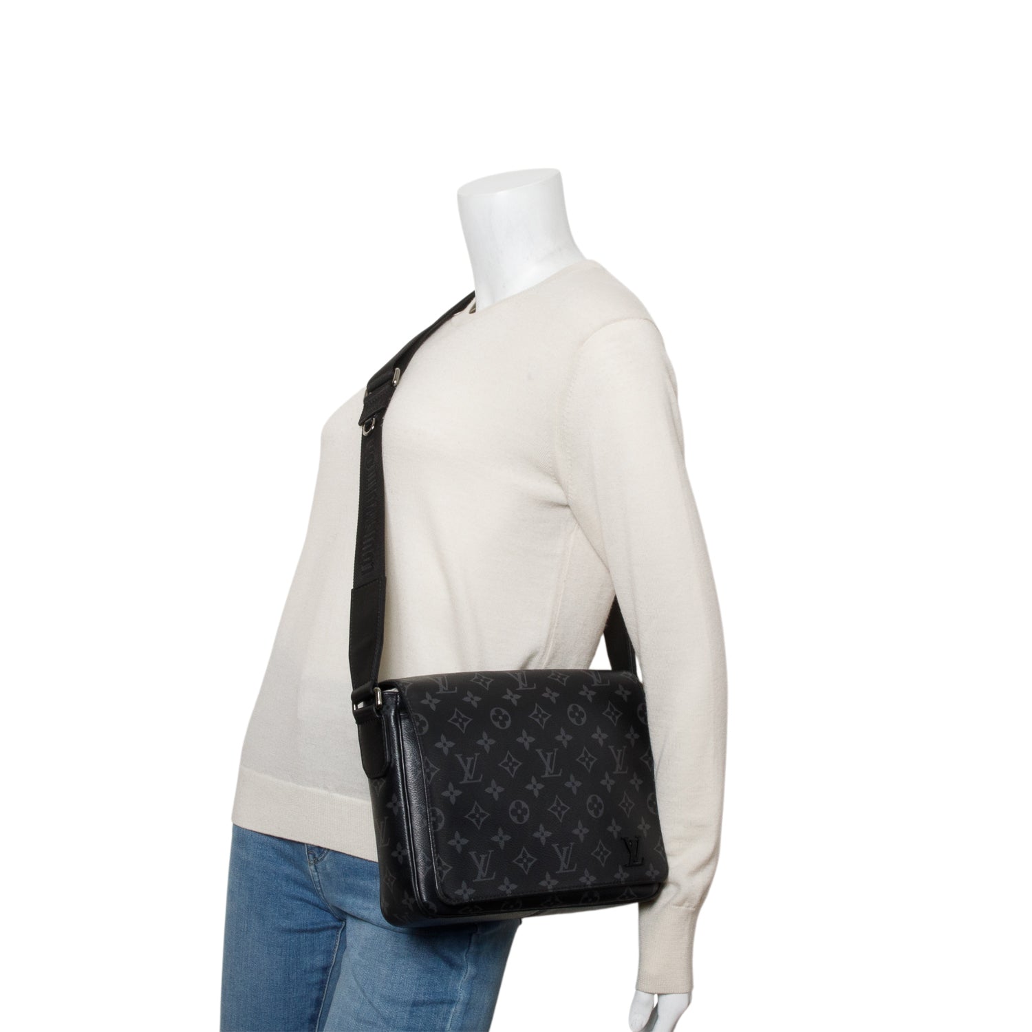 Louis Vuitton 2023 Monogram Eclipse District PM w/ Box & Receipt