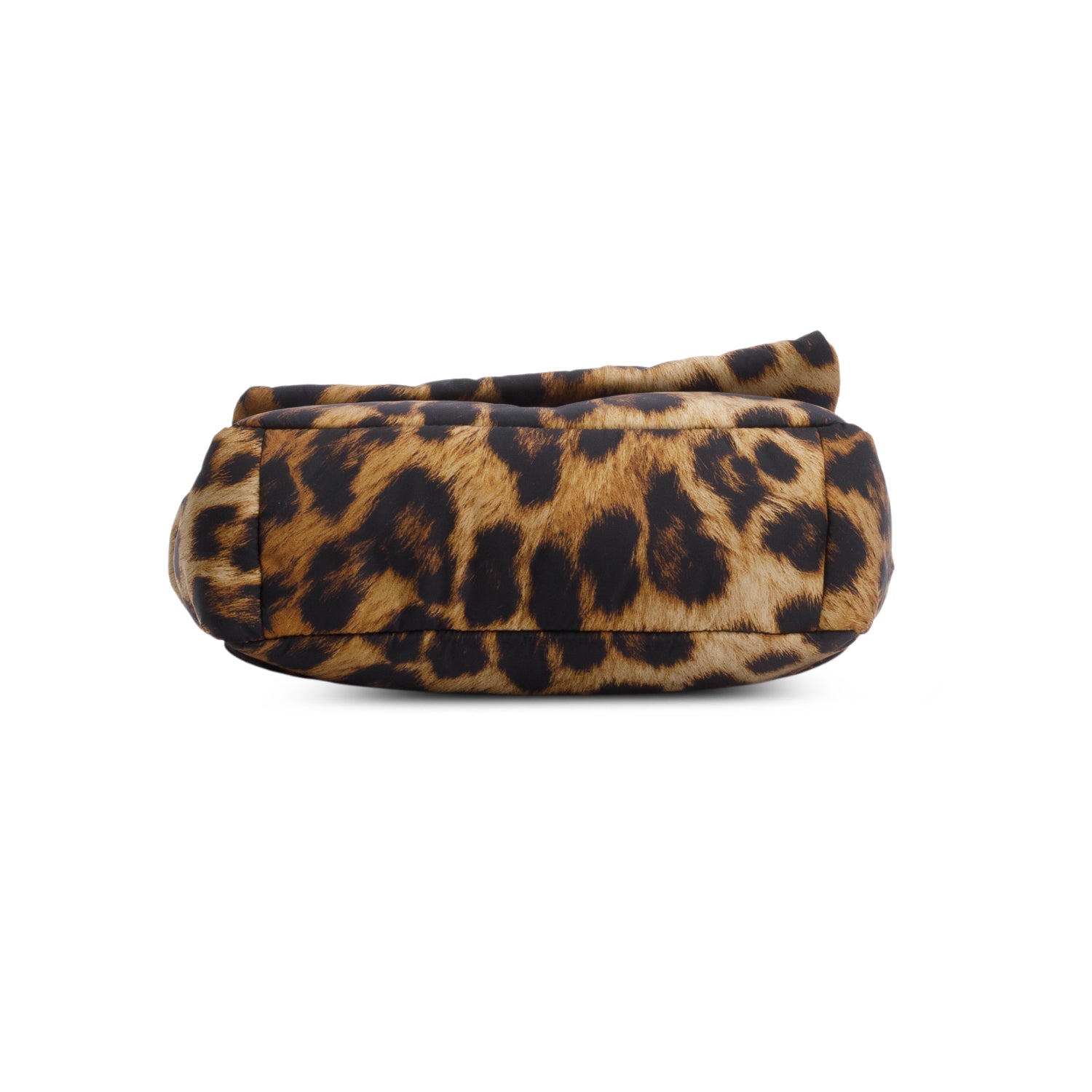 Balenciaga Leopard Print Nylon Mini Monaco BB Shoulder Bag