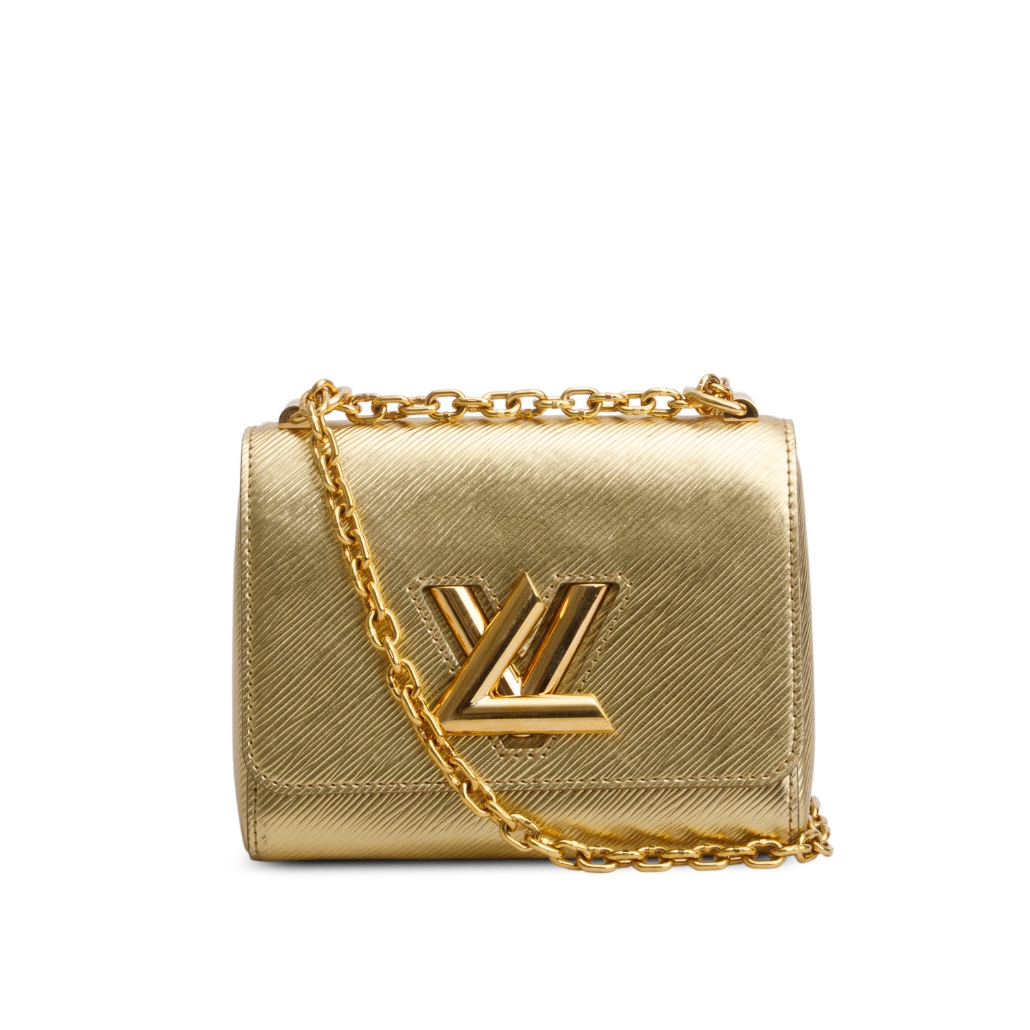 Louis Vuitton Gold Epi Leather Twist PM Shoulder Bag