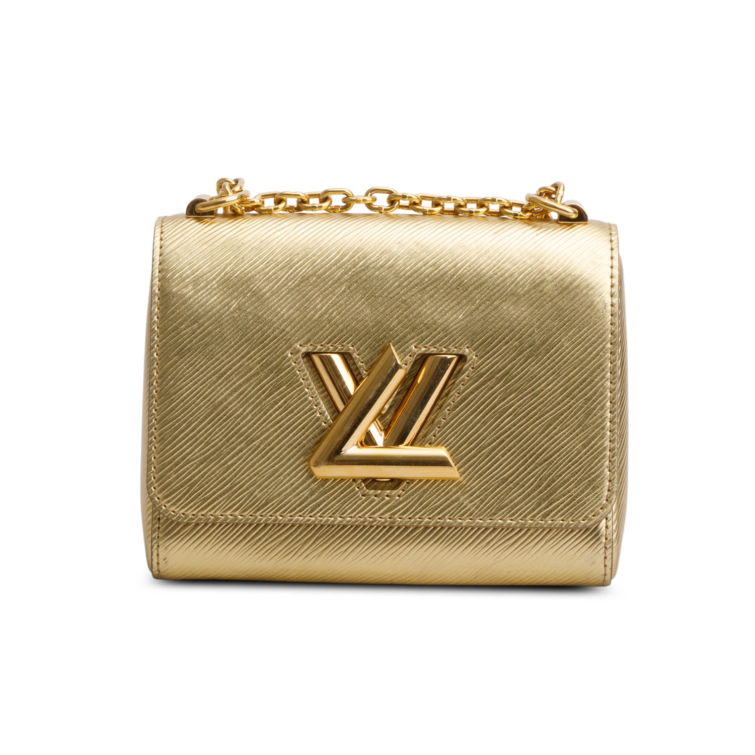 Louis Vuitton Gold Epi Leather Twist PM Shoulder Bag
