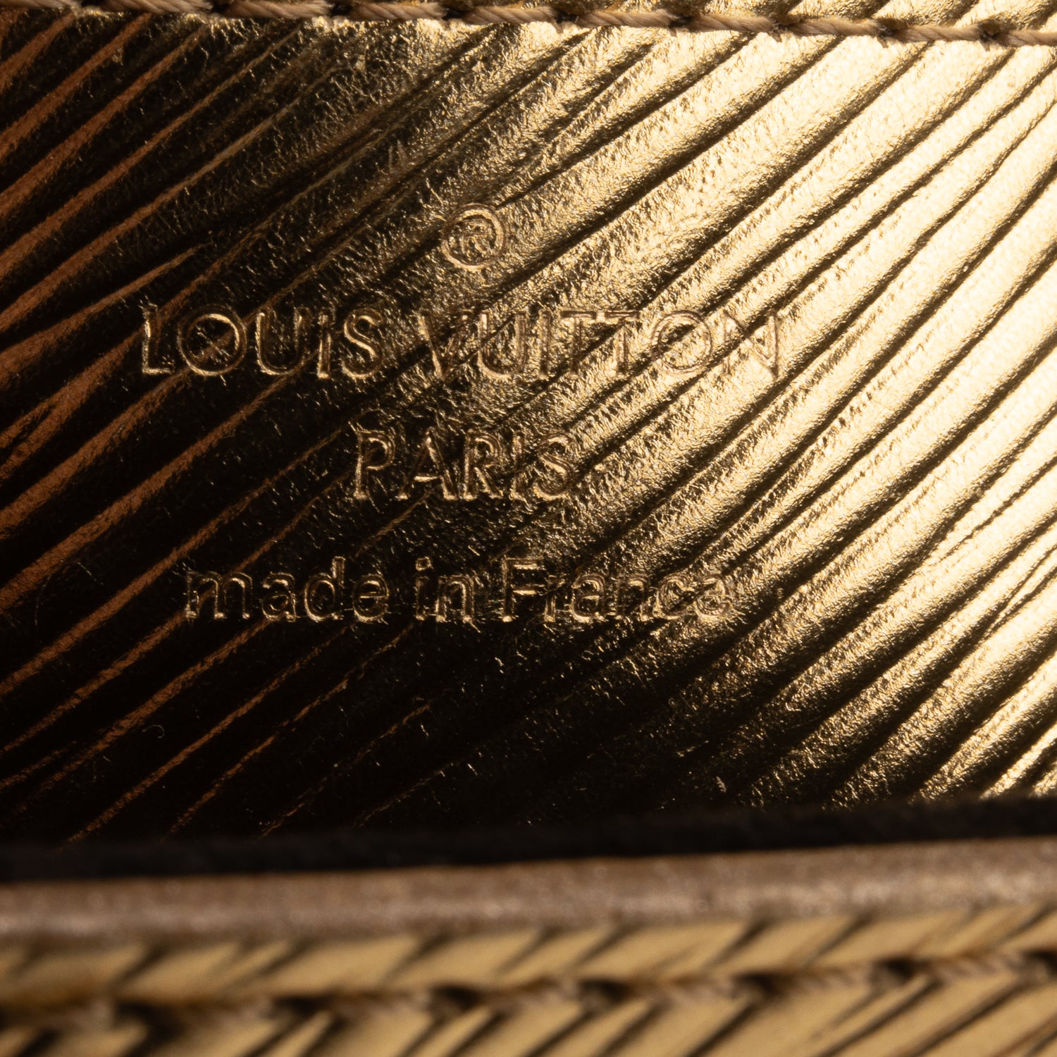 Louis Vuitton Gold Epi Leather Twist PM Shoulder Bag