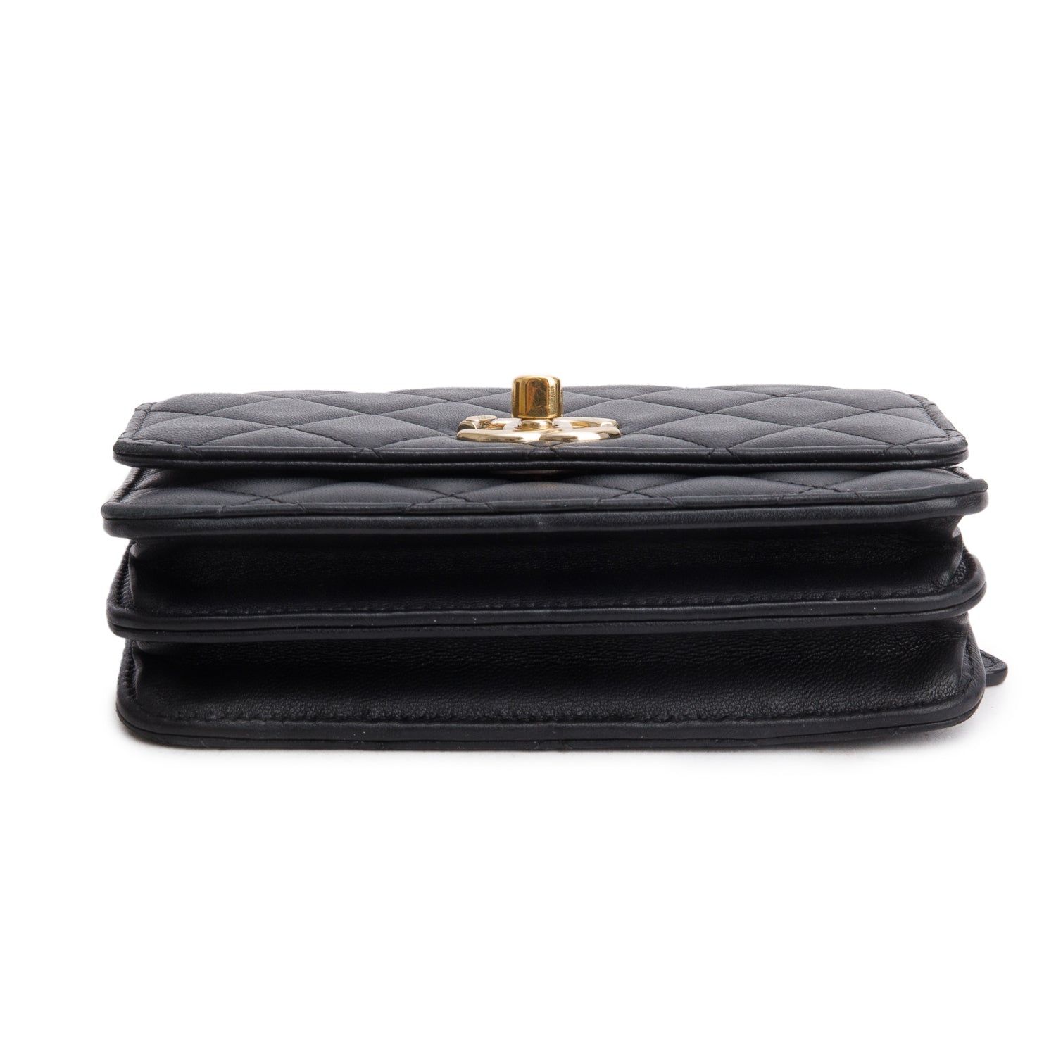 Chanel 2022 Lambskin Quilted Trendy CC Wallet on Chain