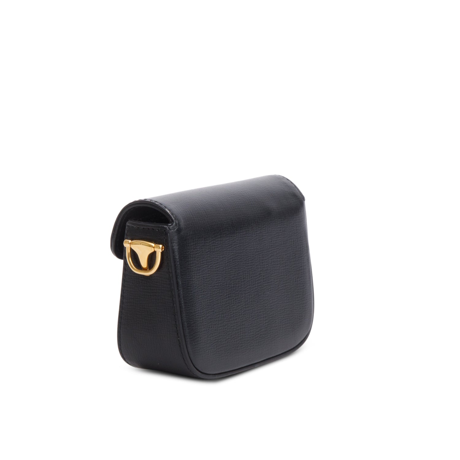 Gucci Black Azalea Calfskin Web Monogram Horsebit 1955 Wallet on Strap w/ Box