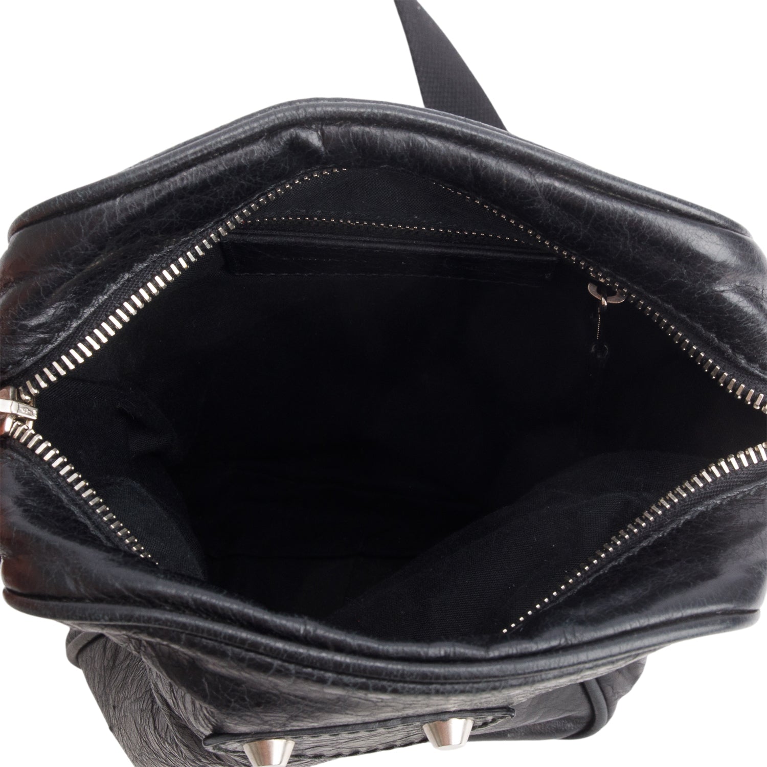 Balenciaga Lambskin Motocross Classic Reporter Bag