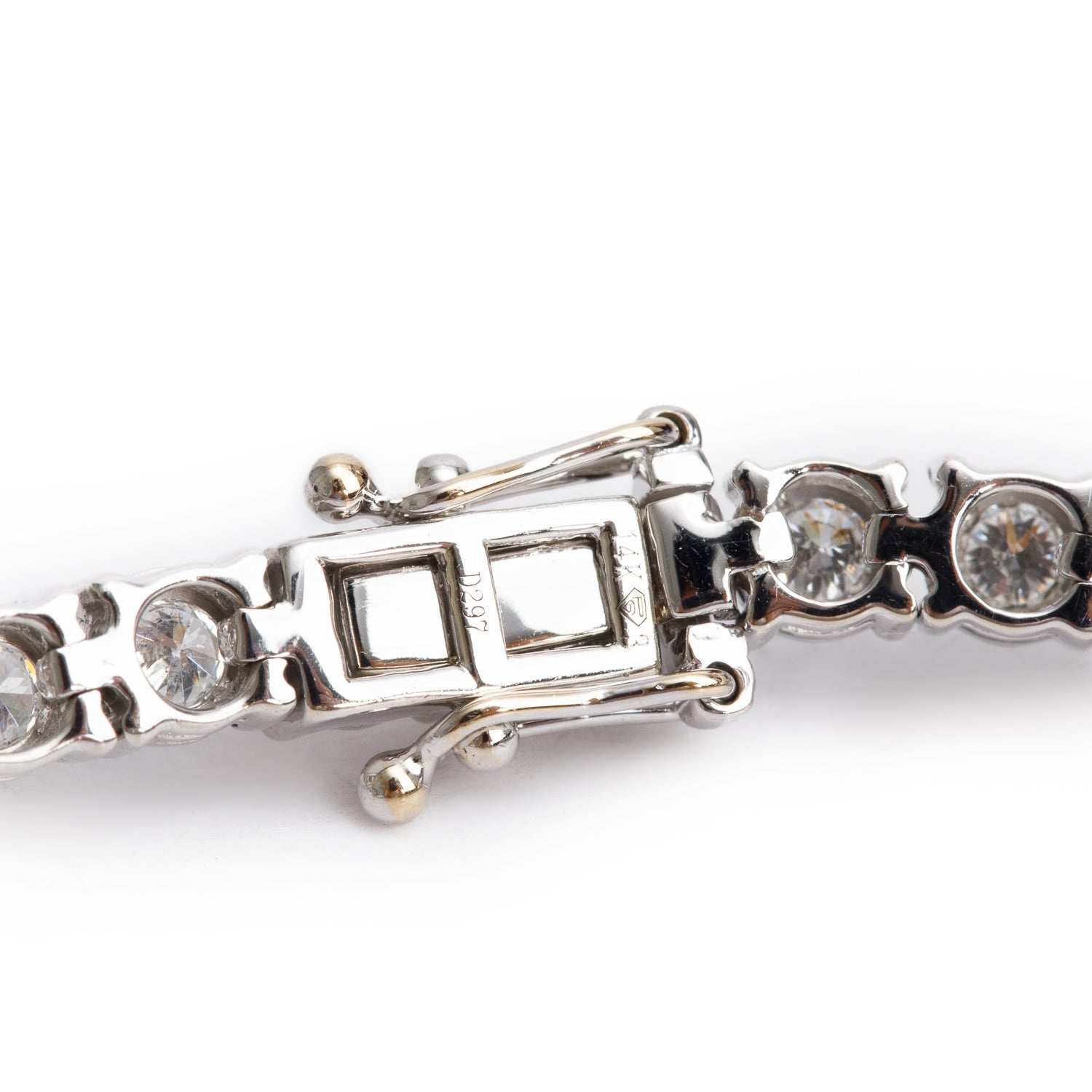 14k White Gold 3.01 tcw. Diamond Tennis Bracelet